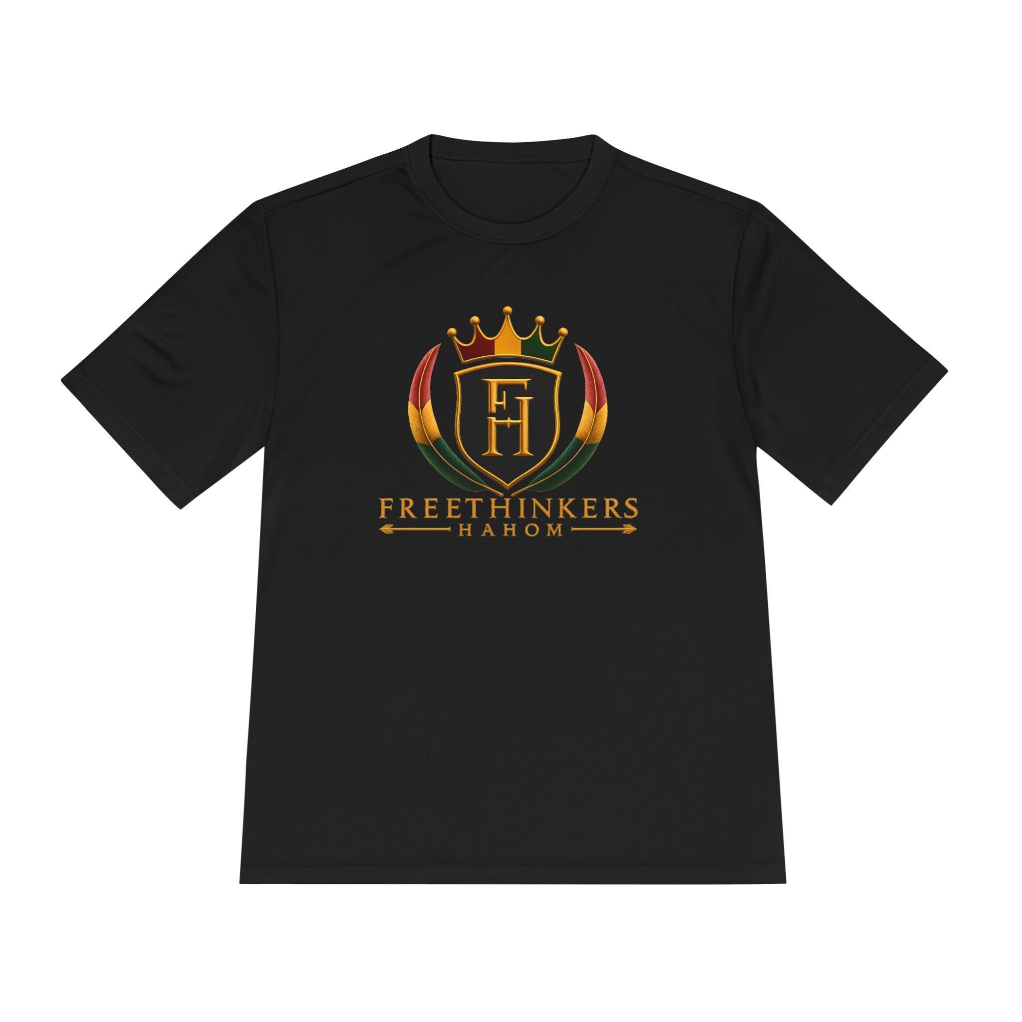 Free Thinkers Hahom Crest Logo Tee Moisture-Wicking Performance T-Shirt, view 5