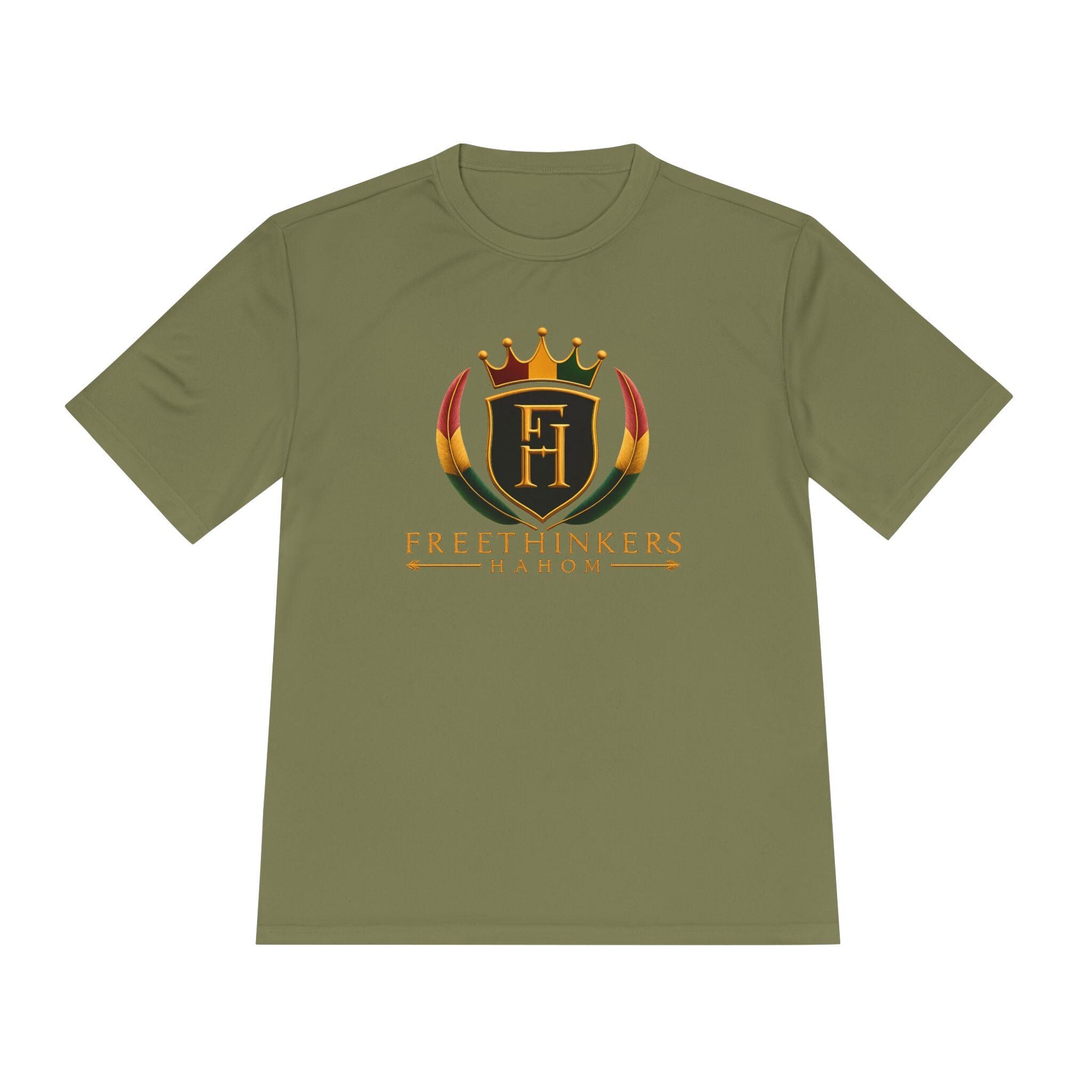 Free Thinkers Hahom Crest Logo Tee Moisture-Wicking Performance T-Shirt, view 8