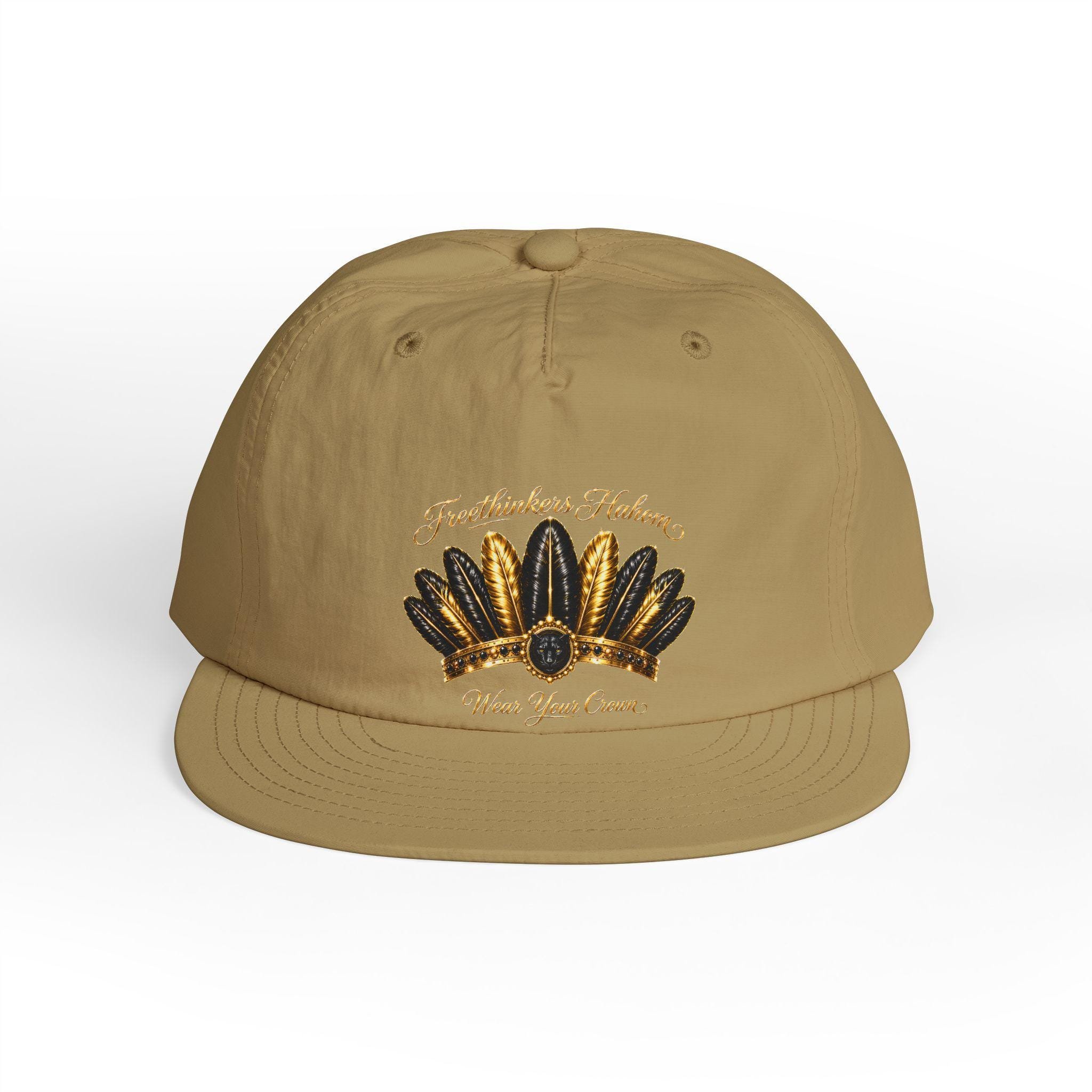 Gold Feather Headdress Surf Cap, view 7