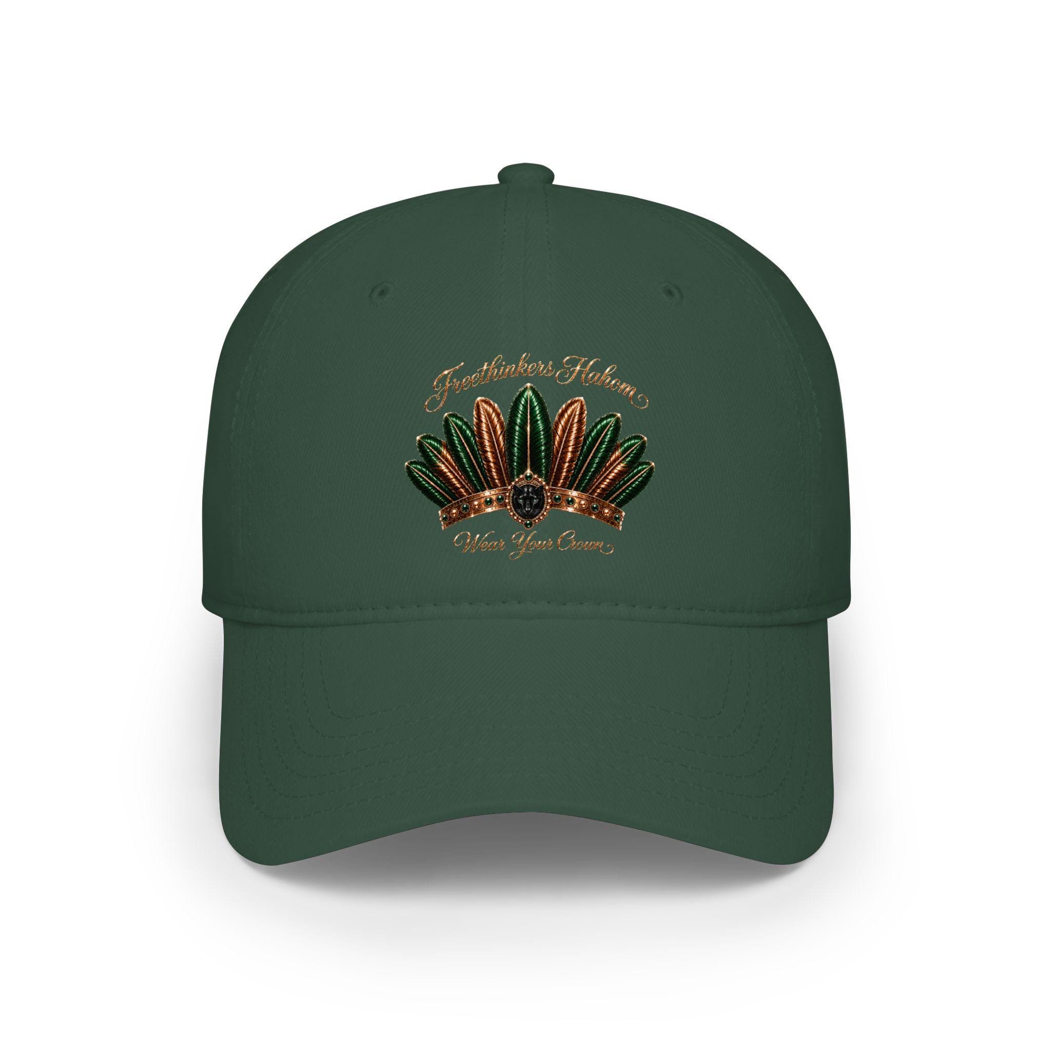 Feather Crown Headdress DTF Low Profile Baseball Cap