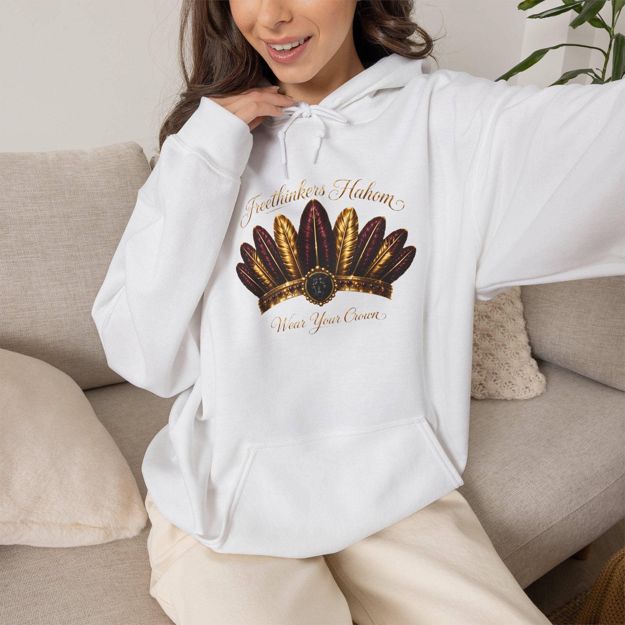 Autumn Harvest Hoodie Freethinkers Hahom Feathered Crown pull over hoodie, view 10
