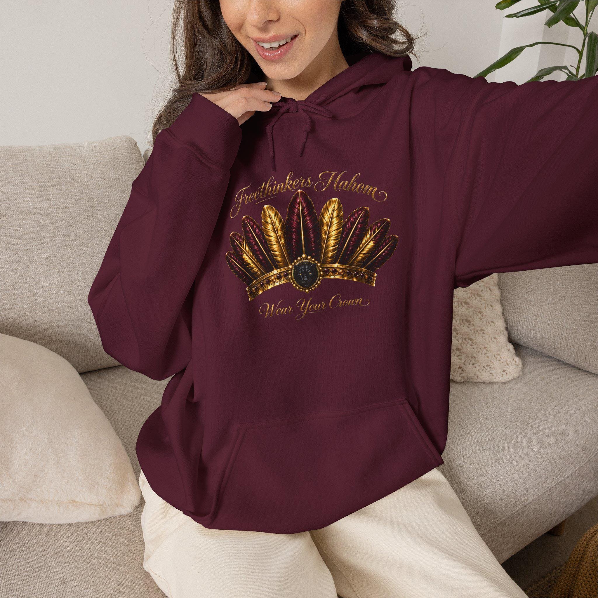 Autumn Harvest Hoodie Freethinkers Hahom Feathered Crown pull over hoodie, view 11