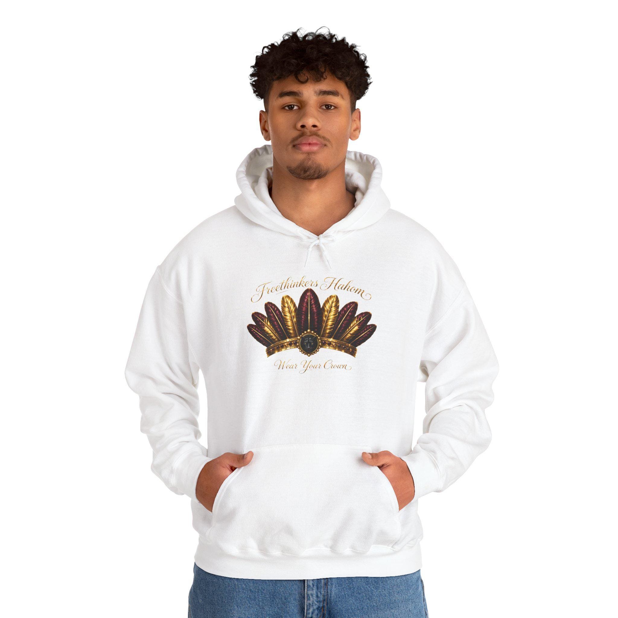 Autumn Harvest Hoodie Freethinkers Hahom Feathered Crown pull over hoodie, view 12
