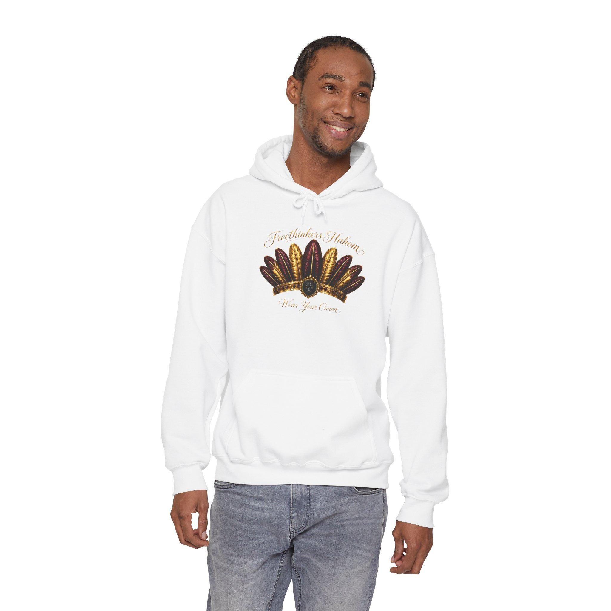 Autumn Harvest Hoodie Freethinkers Hahom Feathered Crown pull over hoodie, view 14