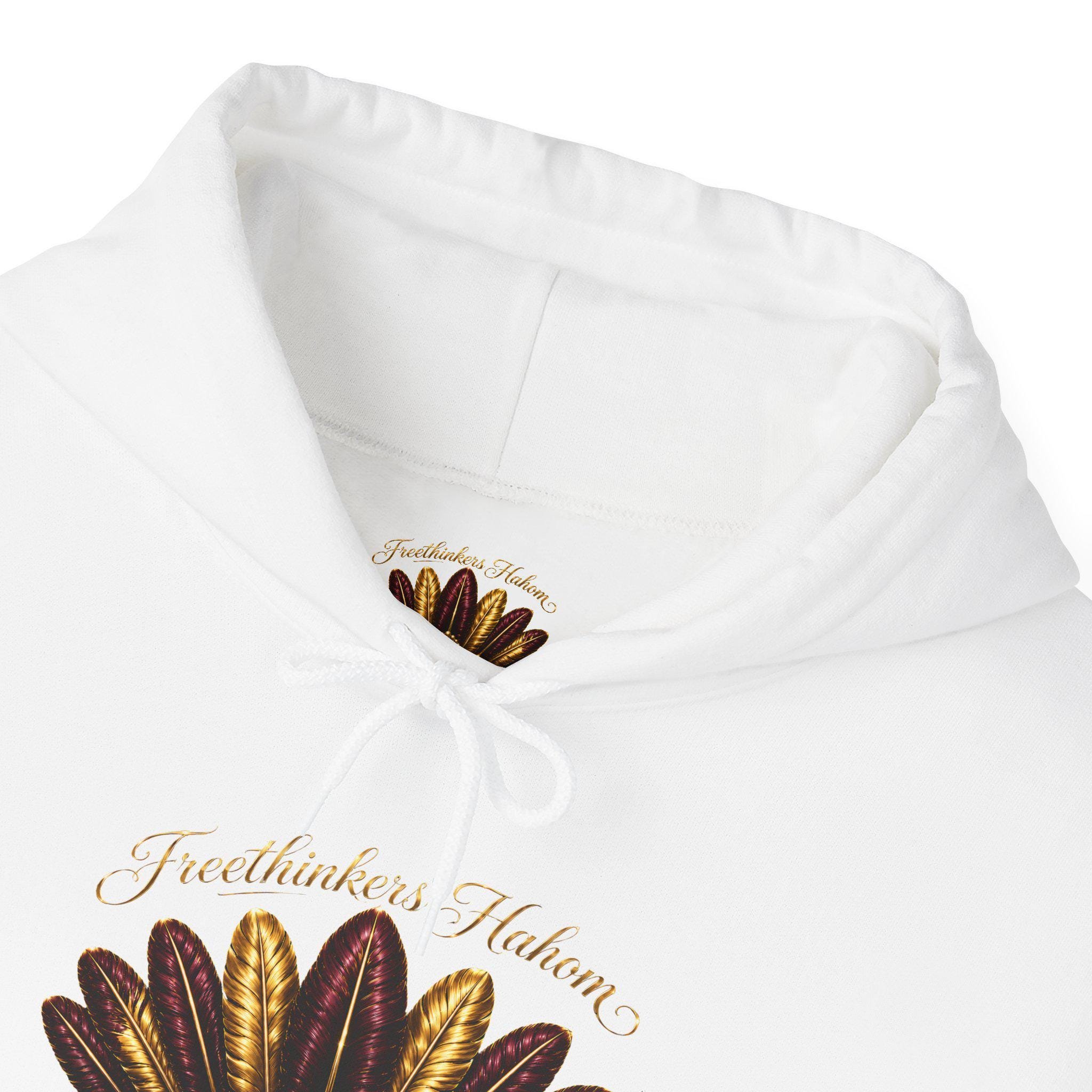 Autumn Harvest Hoodie Freethinkers Hahom Feathered Crown pull over hoodie, view 6