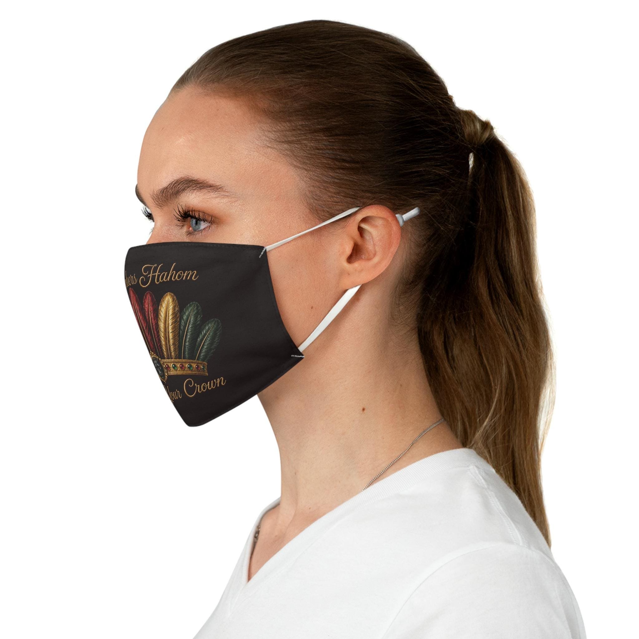 Face Mask Freethinkers Hahom Feather Crown Design, view 4