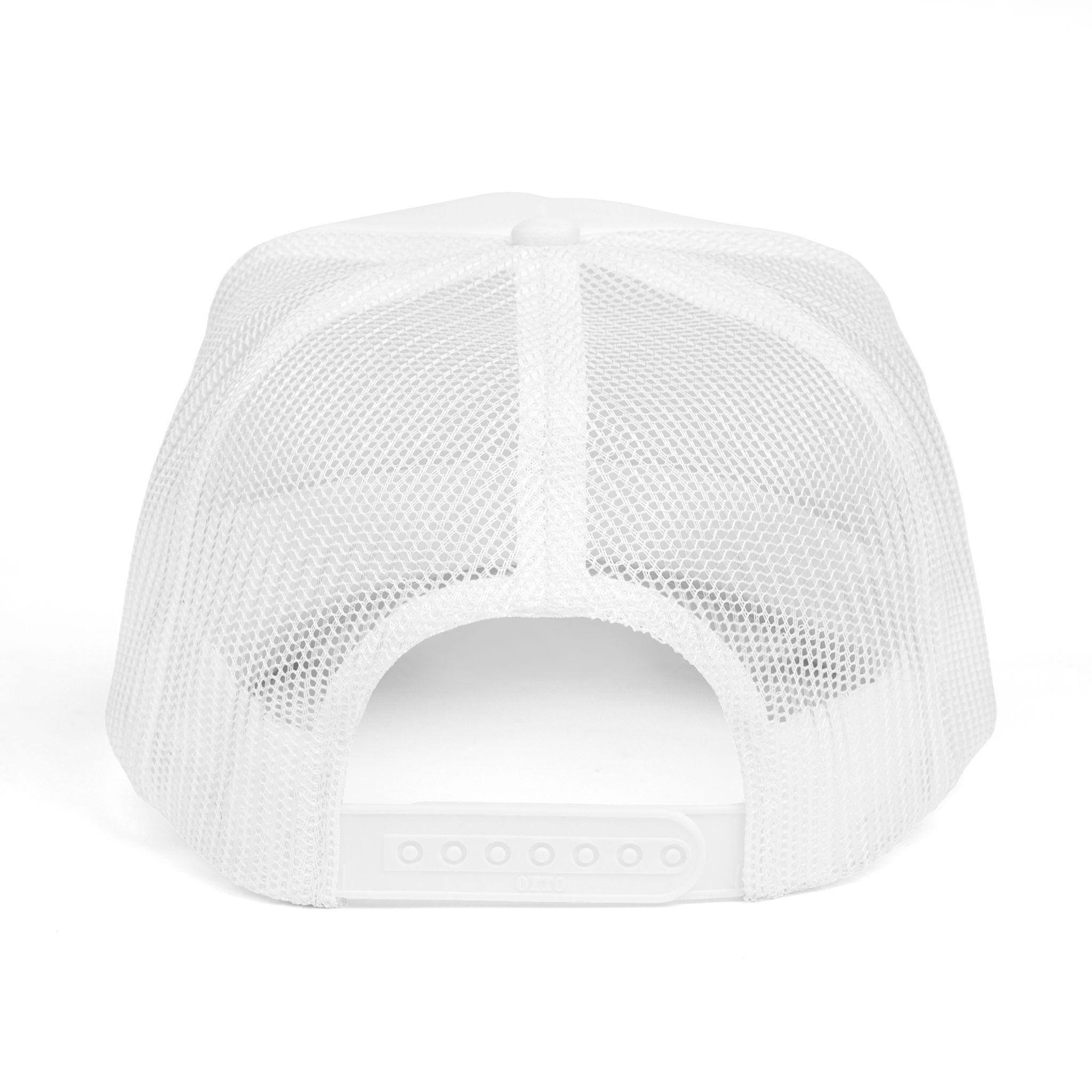 Feather Monogram Foam Trucker Hat DTF FH Logo, view 10