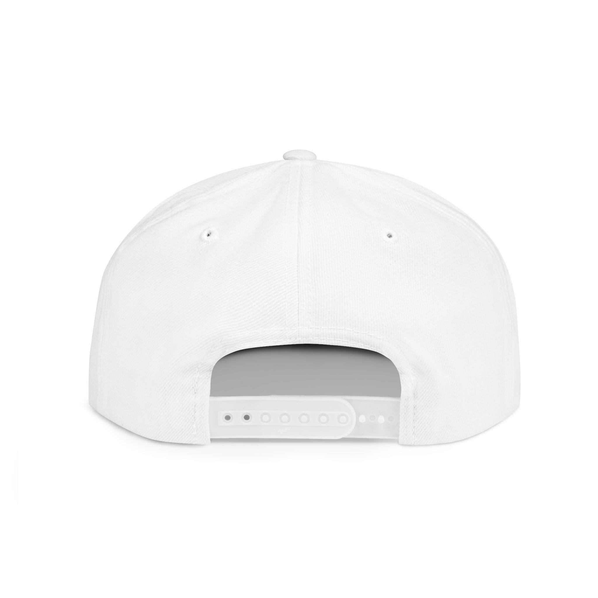 TH Monogram with Feathers Flat Bill Snapback | Embroidered Initial Cap, view 5