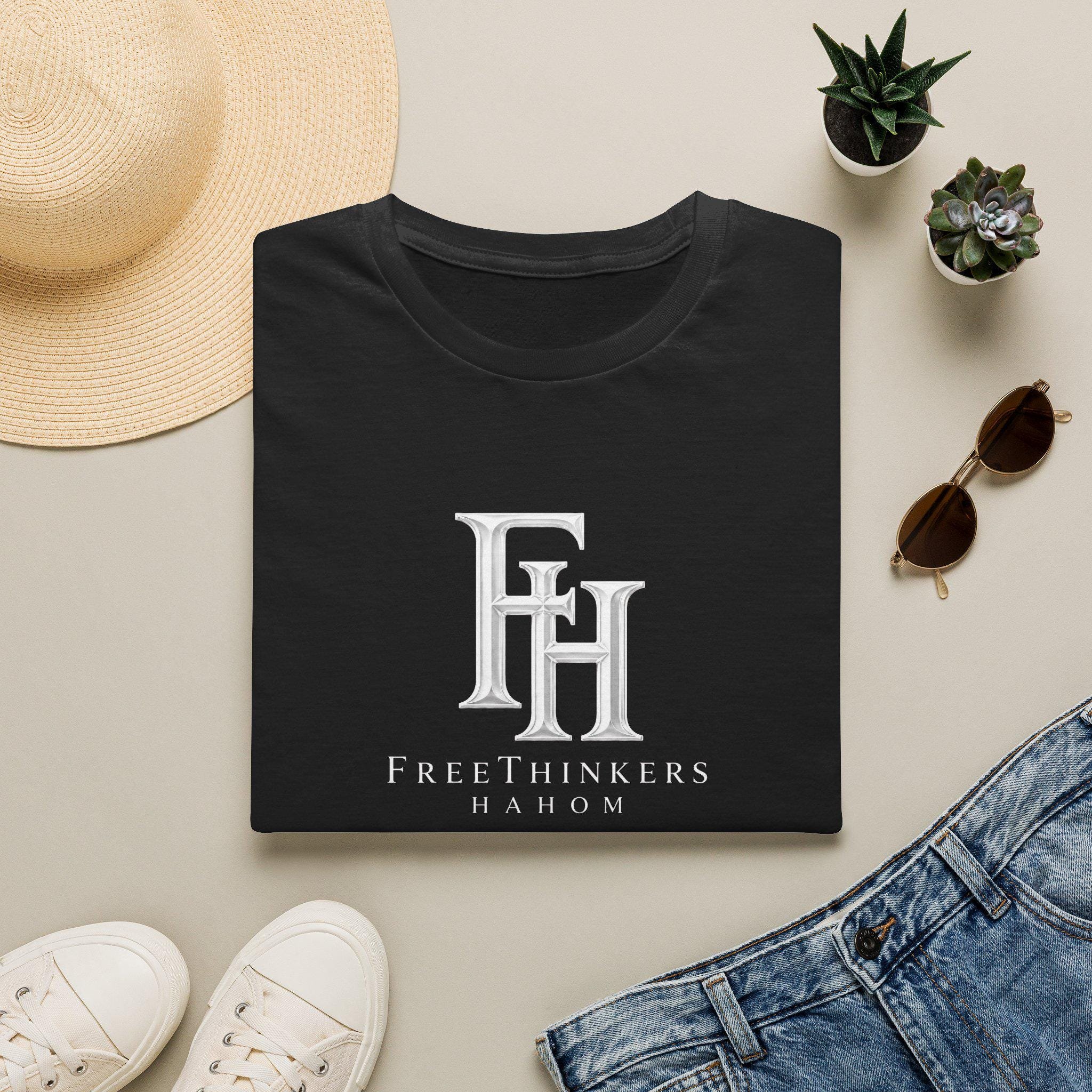 FreeThinkers Hahom FH Monogram T-Shirt Minimal Logo Tee, view 2