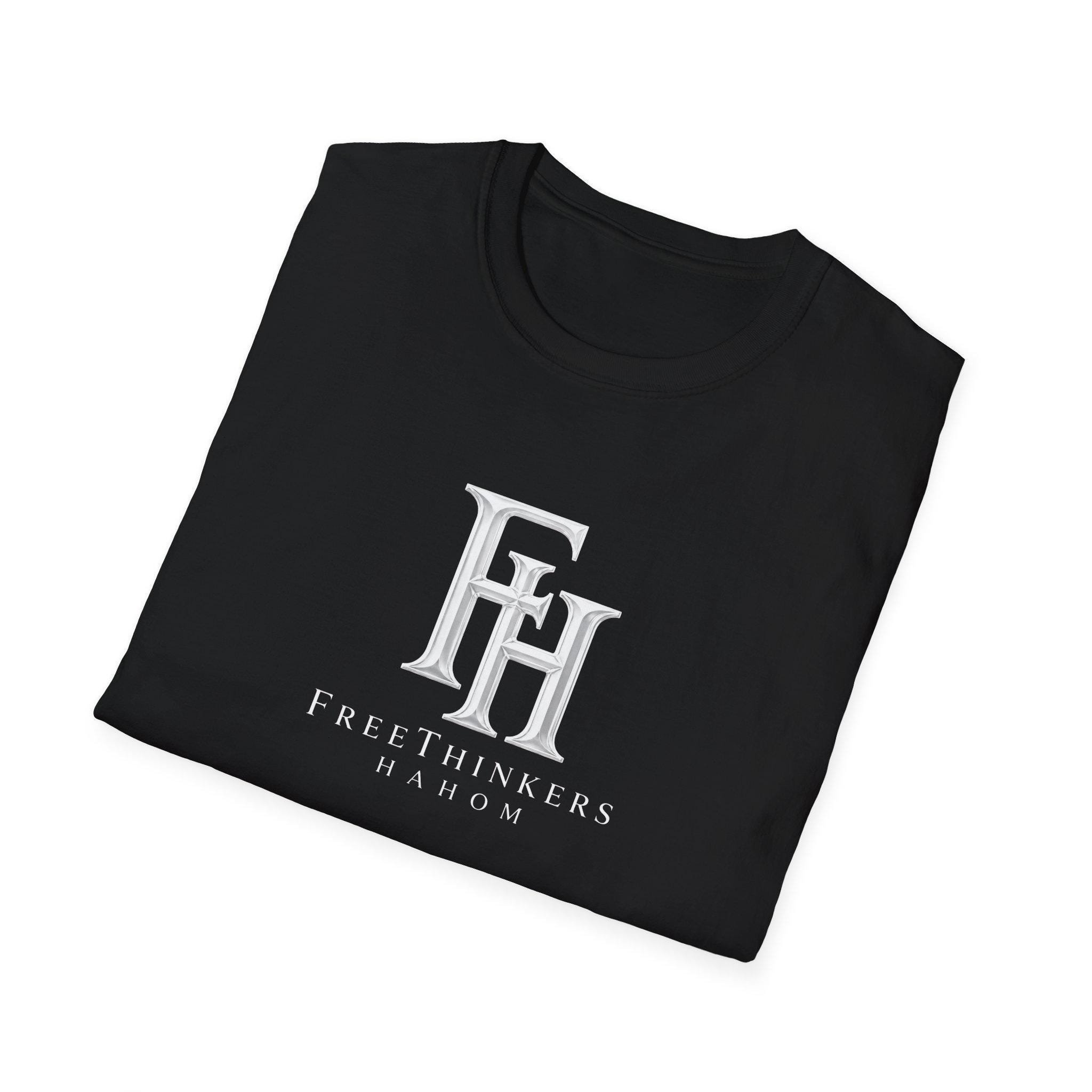 FreeThinkers Hahom FH Monogram T-Shirt Minimal Logo Tee, view 3