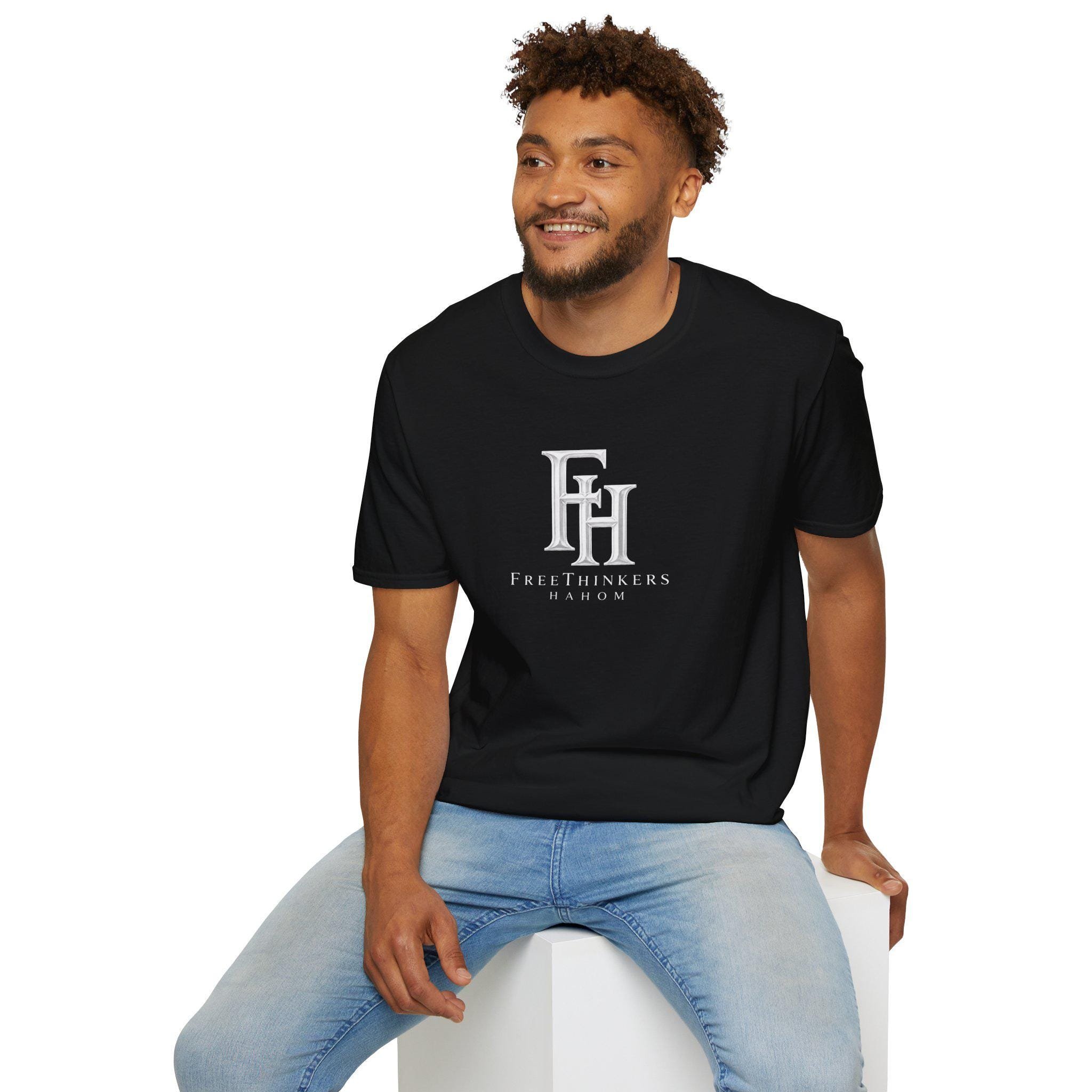 FreeThinkers Hahom FH Monogram T-Shirt Minimal Logo Tee, view 7