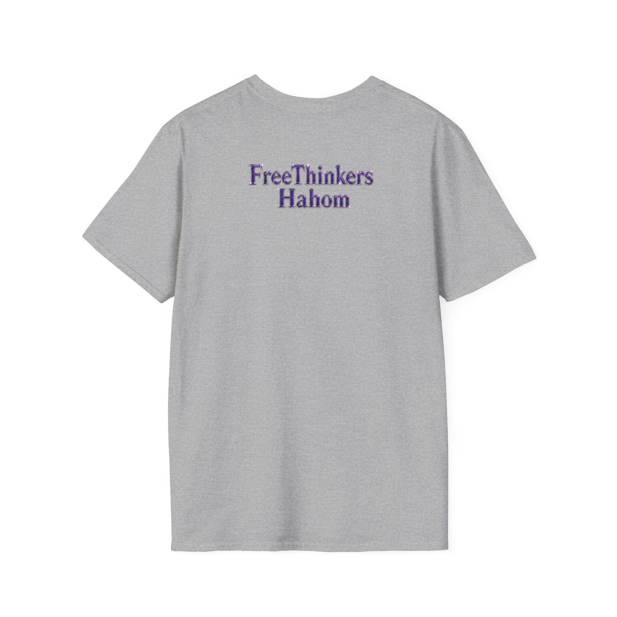 Purple Crown Monogram Freethinkers Hahom FH T-Shirt Initial Logo Tee, view 5
