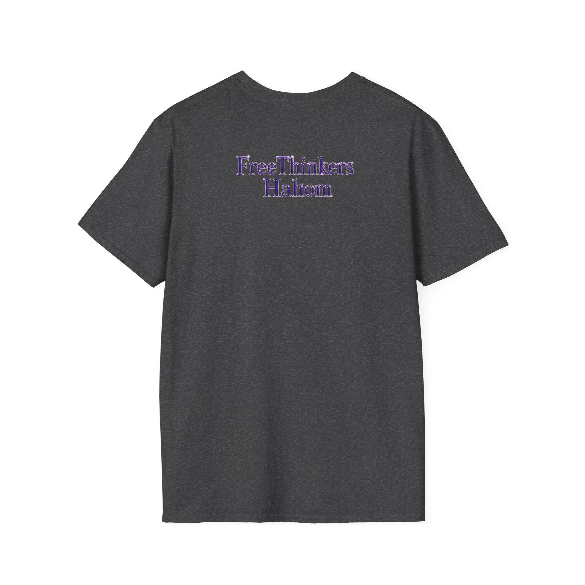 Purple Crown Monogram Freethinkers Hahom FH T-Shirt Initial Logo Tee, view 7