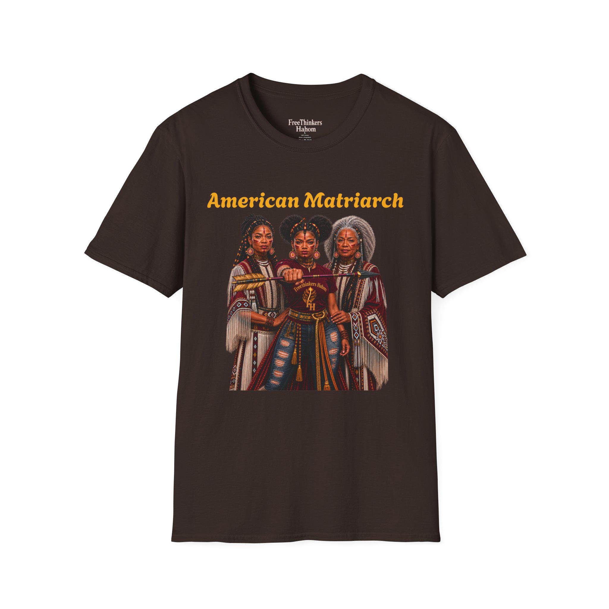 American Matriarch T-Shirt | Women Heritage Illustration