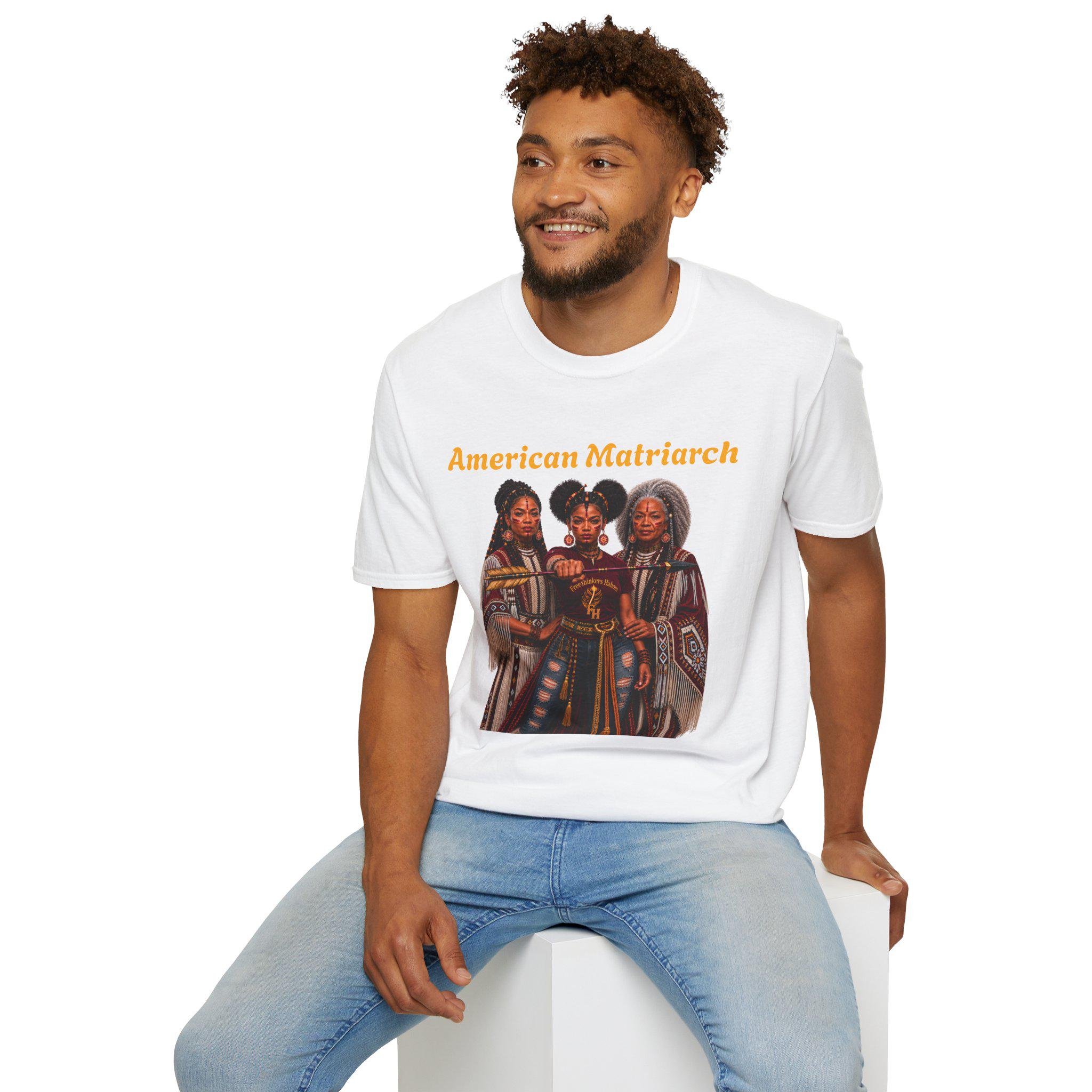 American Matriarch T-Shirt | Women Heritage Illustration, view 11