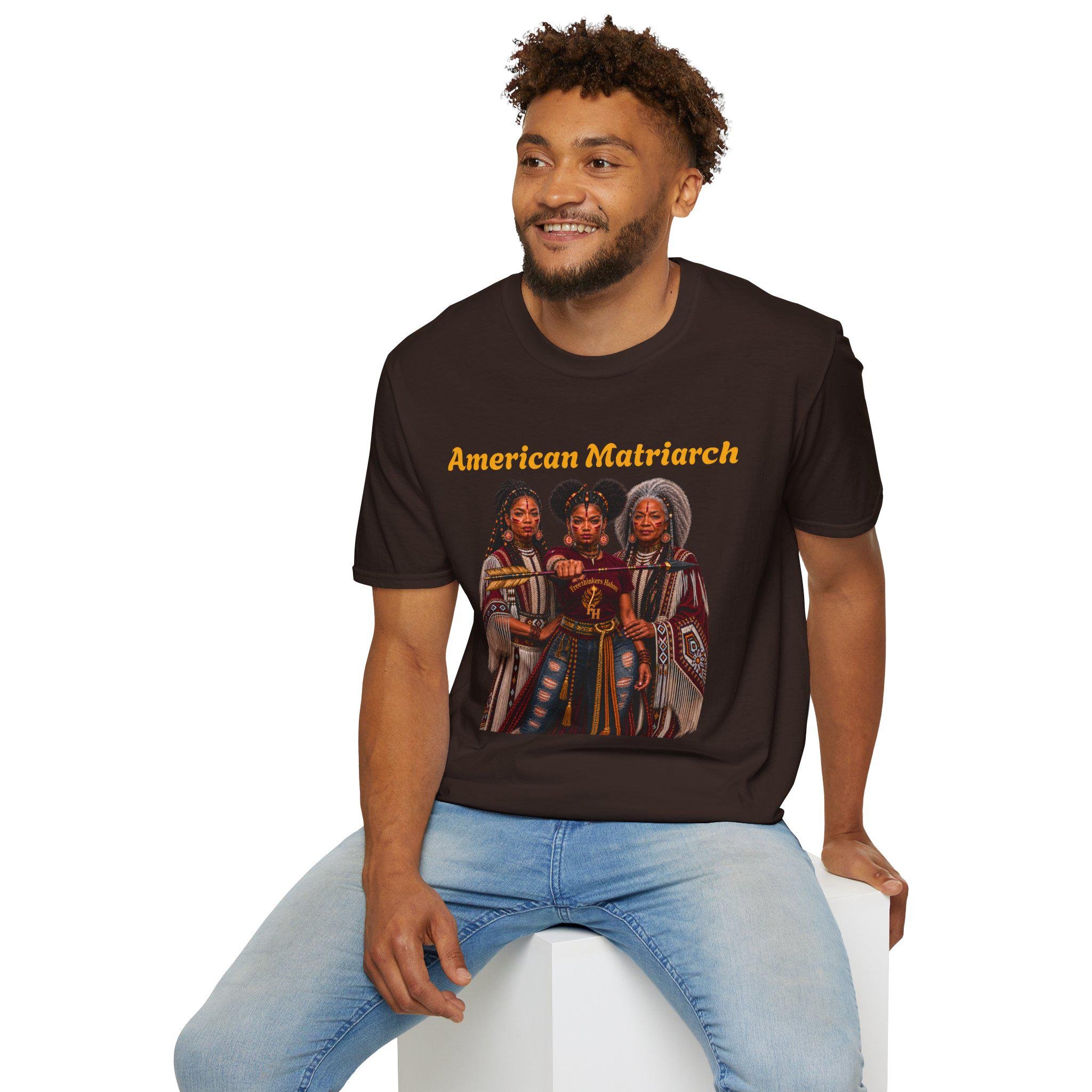 American Matriarch T-Shirt | Women Heritage Illustration, view 12