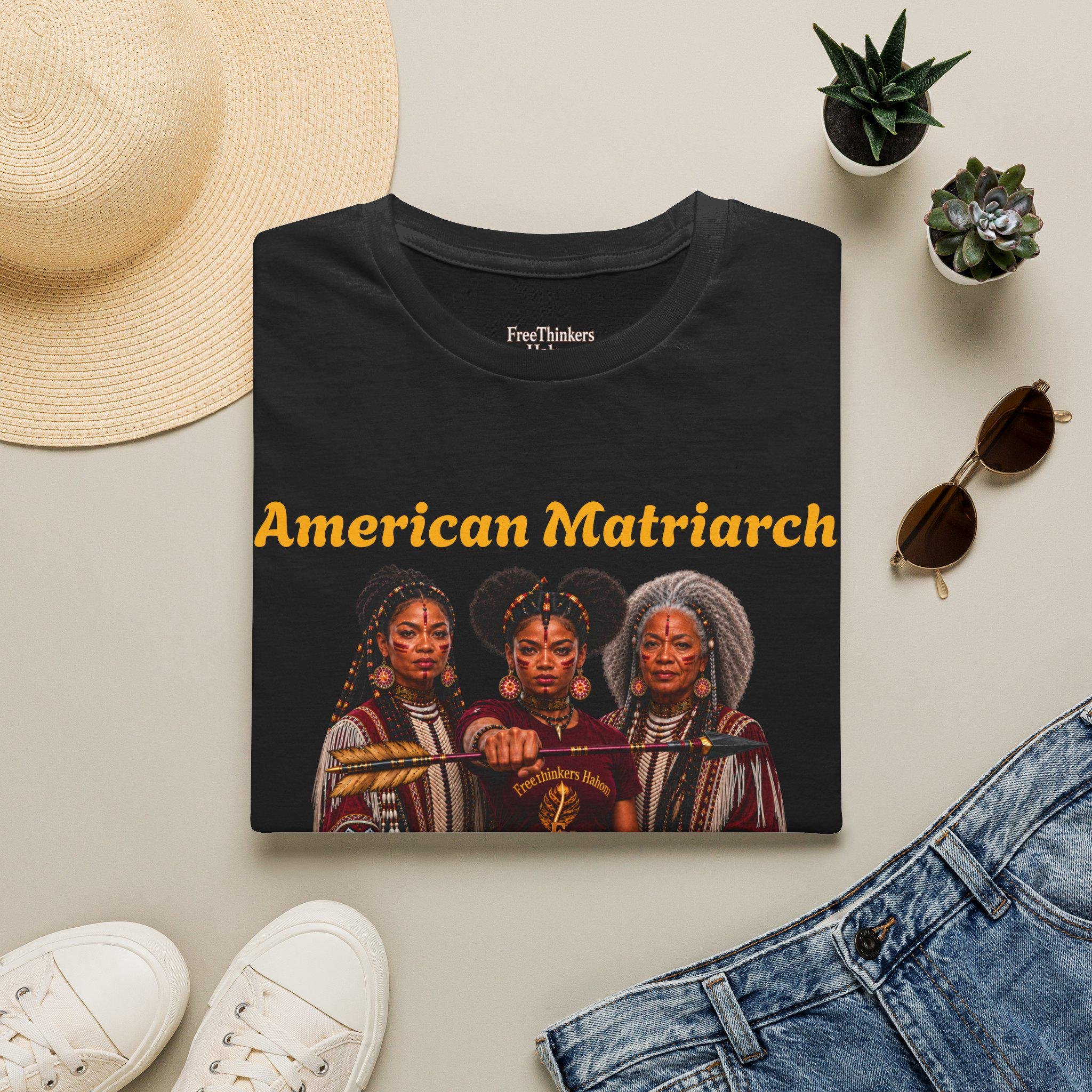 American Matriarch T-Shirt | Women Heritage Illustration, view 13