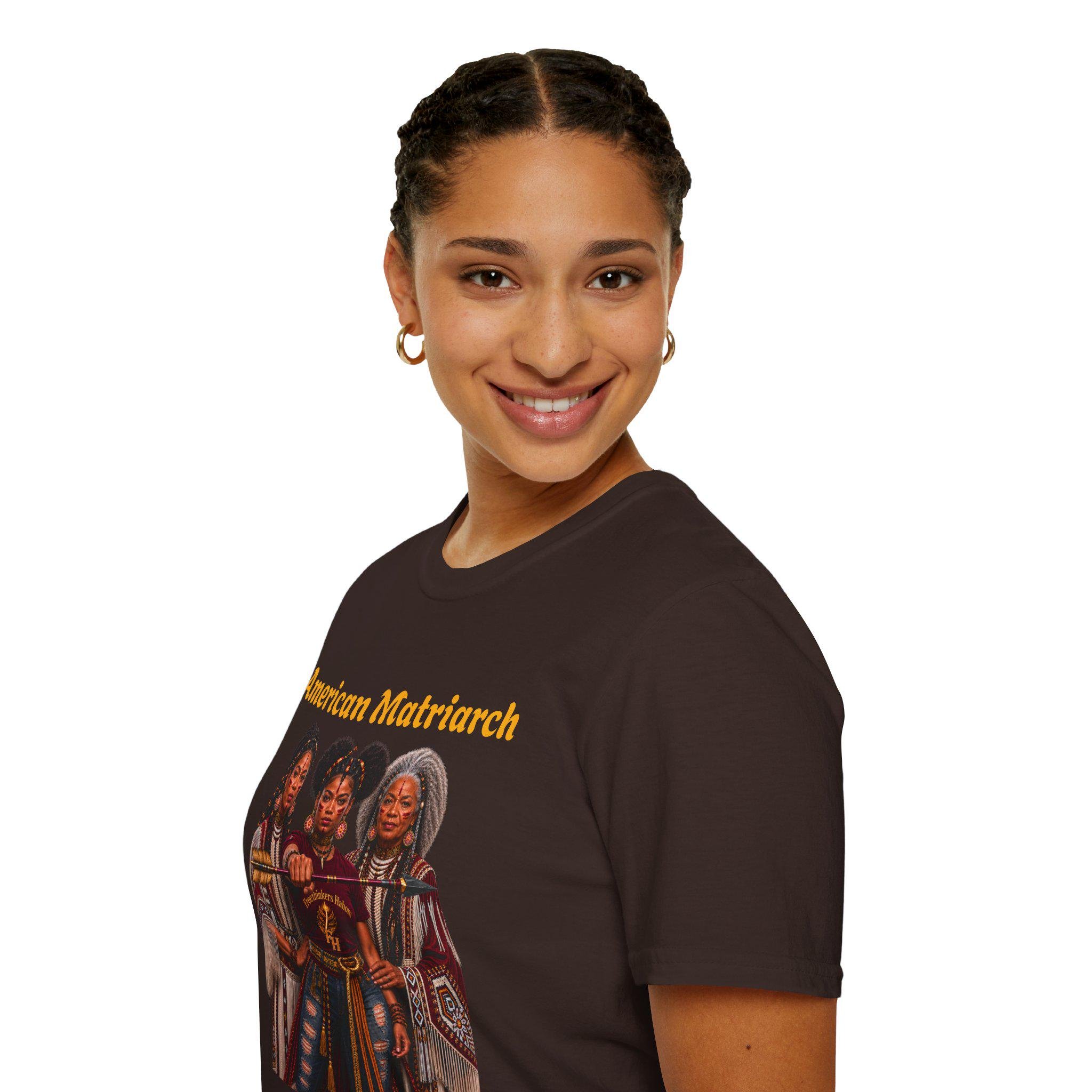 American Matriarch T-Shirt | Women Heritage Illustration, view 14