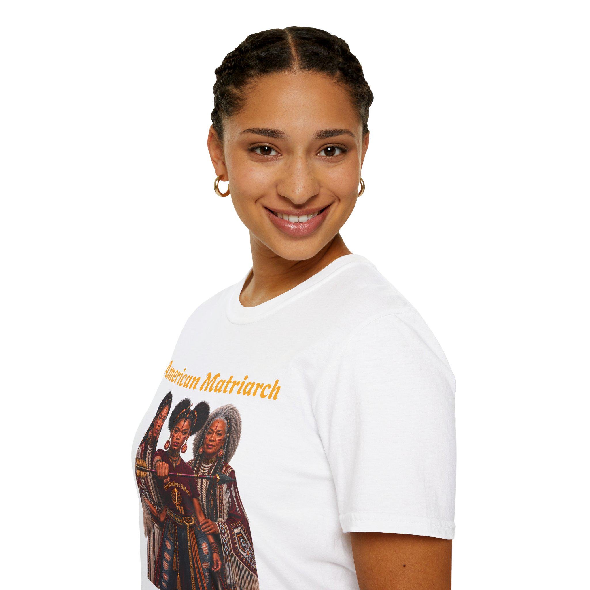 American Matriarch T-Shirt | Women Heritage Illustration, view 15