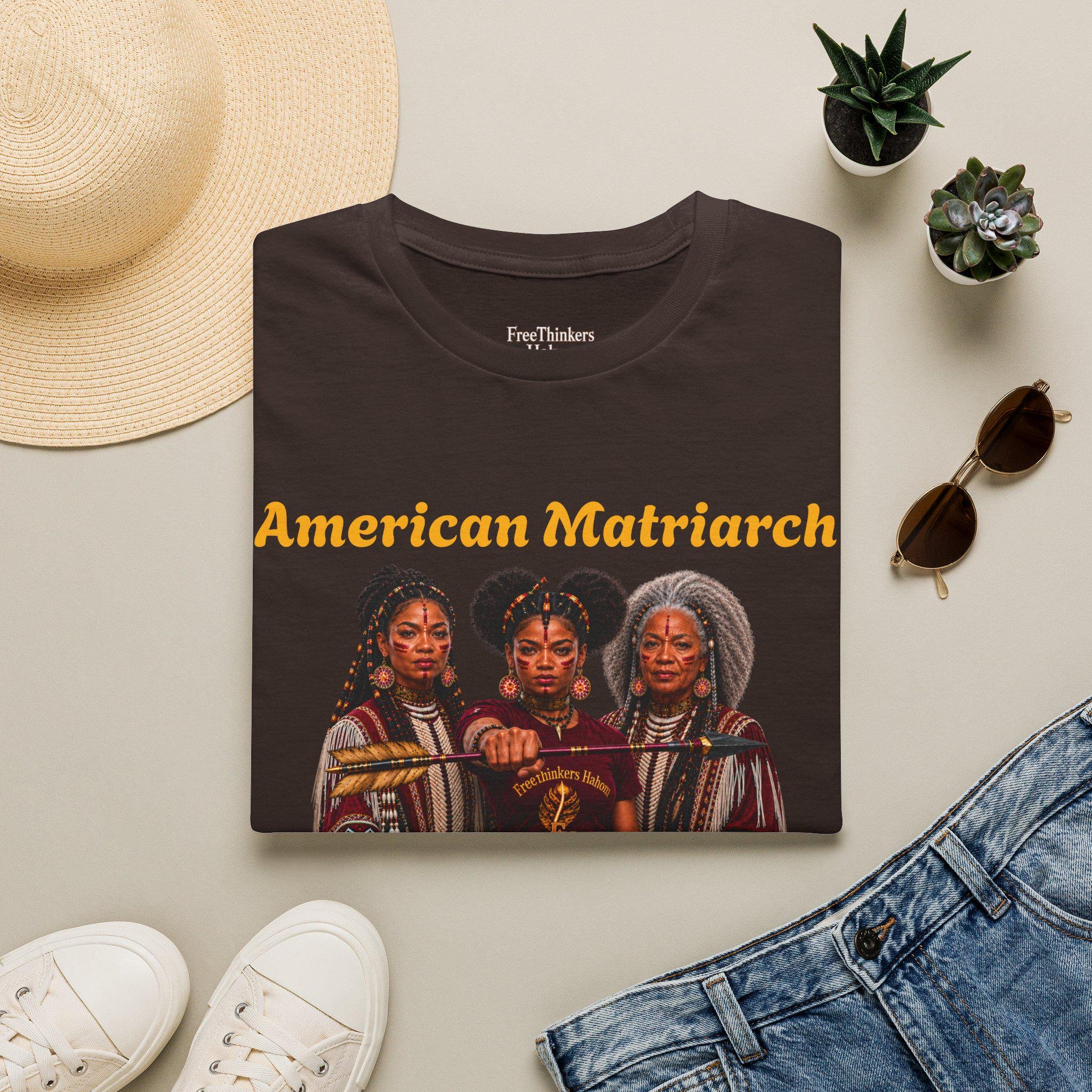 American Matriarch T-Shirt | Women Heritage Illustration, view 6