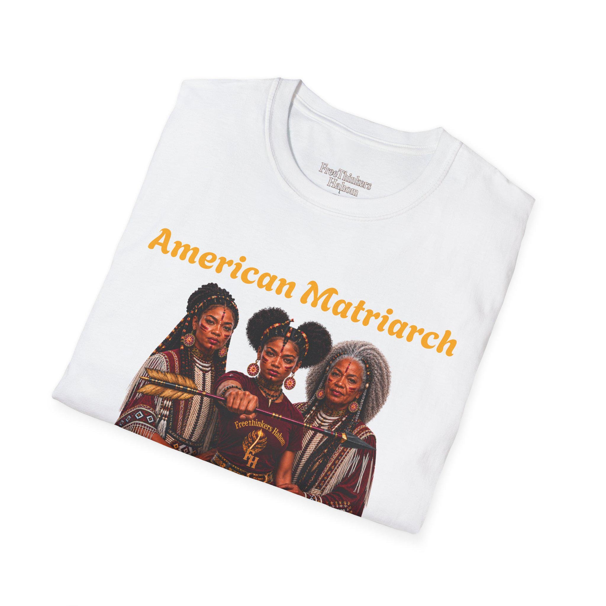 American Matriarch T-Shirt | Women Heritage Illustration, view 7