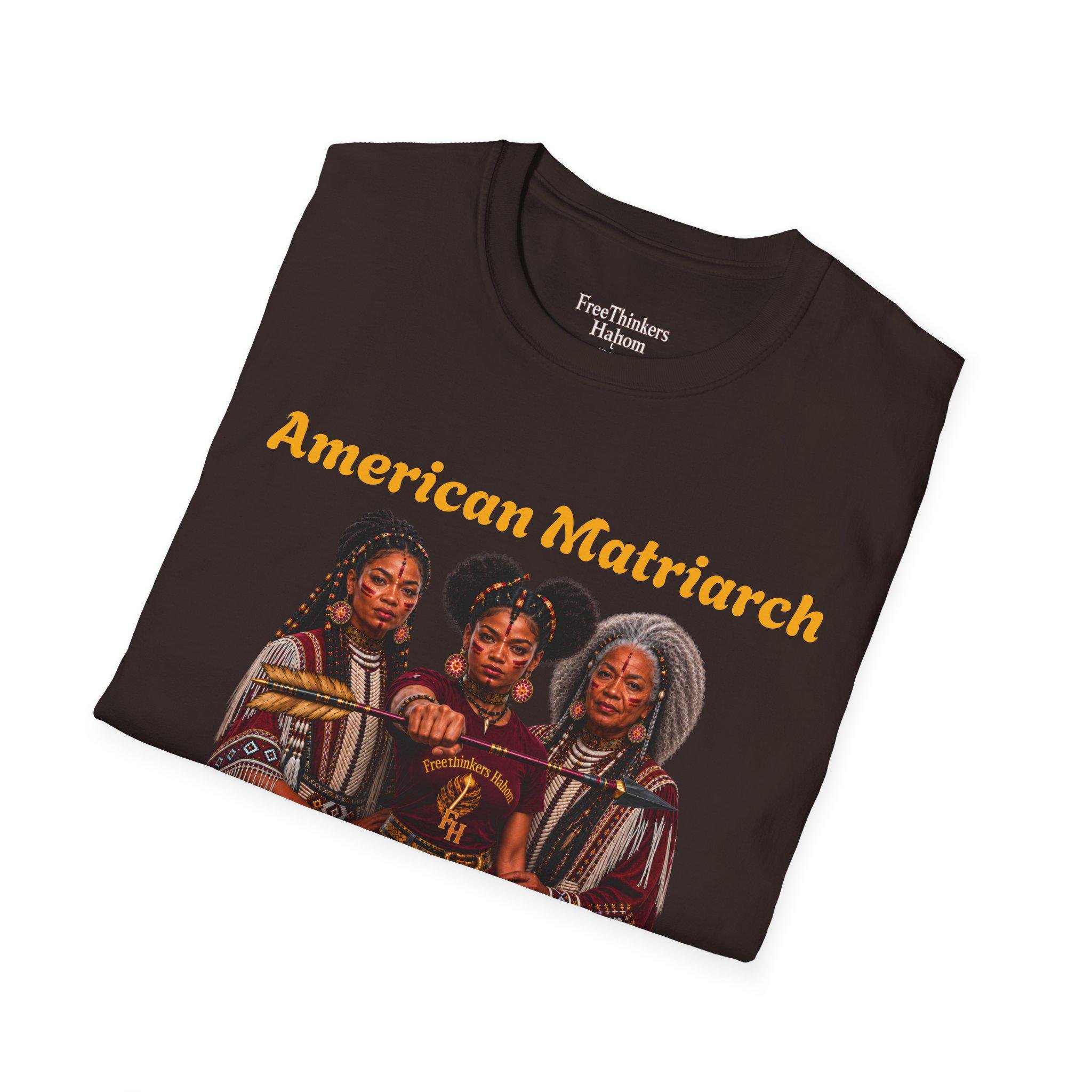 American Matriarch T-Shirt | Women Heritage Illustration, view 8