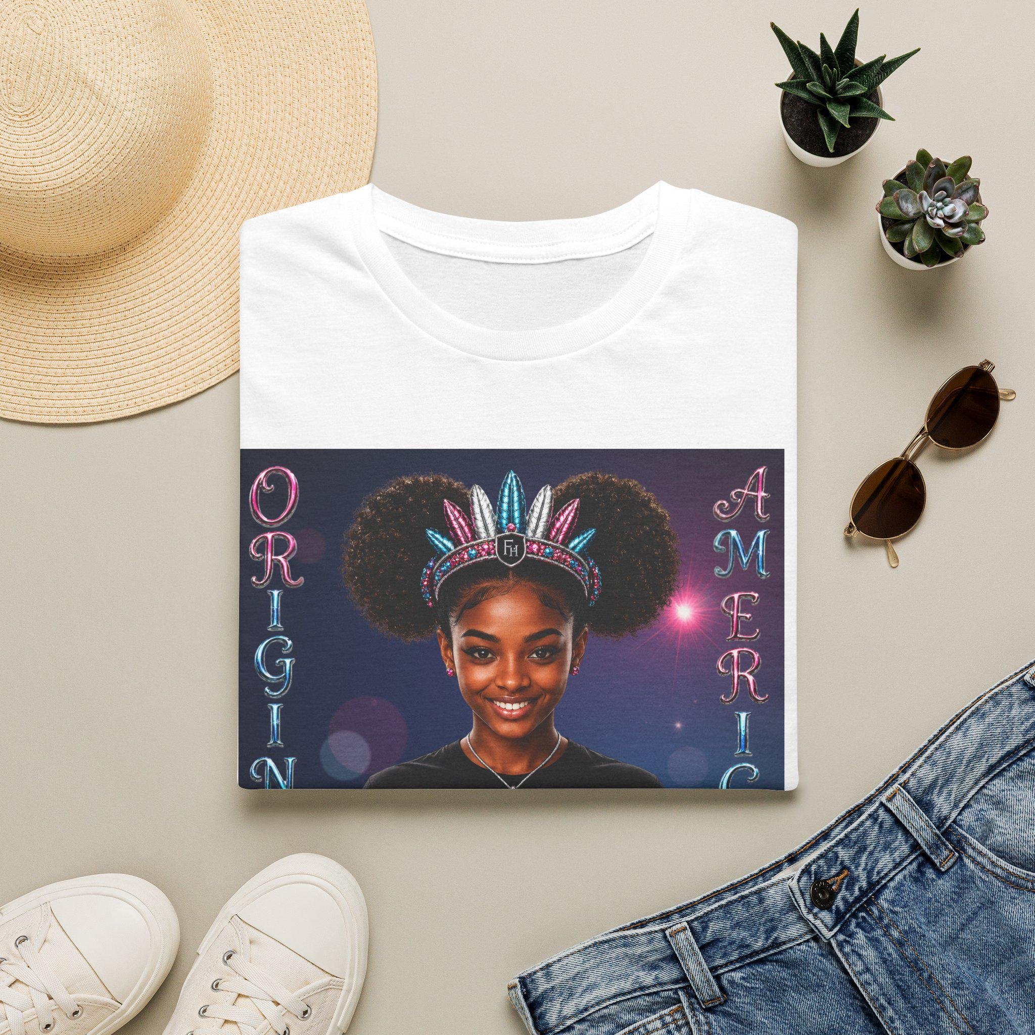Original American portrait tee American Indian graphic T Shirt, view 6