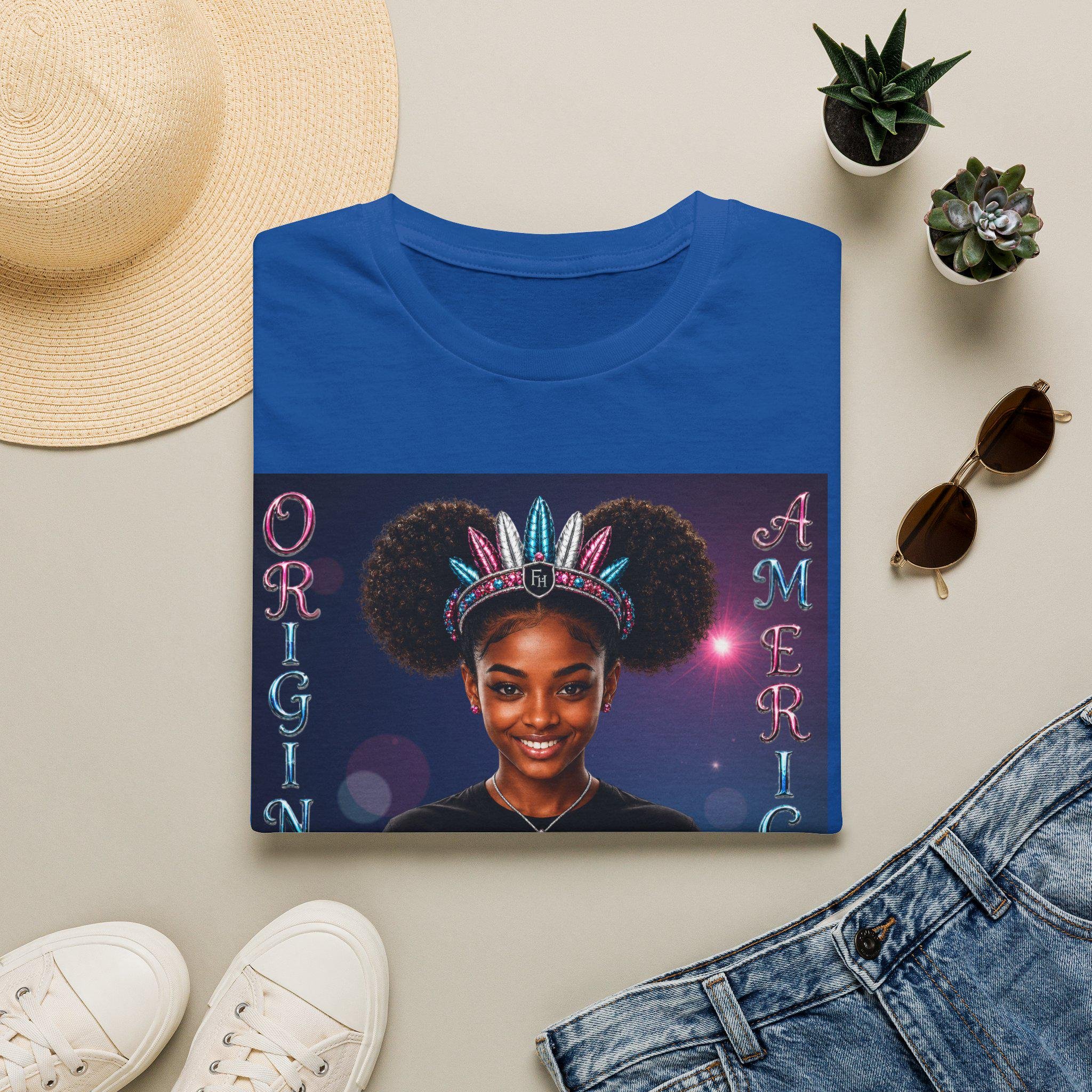 Original American portrait tee American Indian graphic T Shirt, view 9