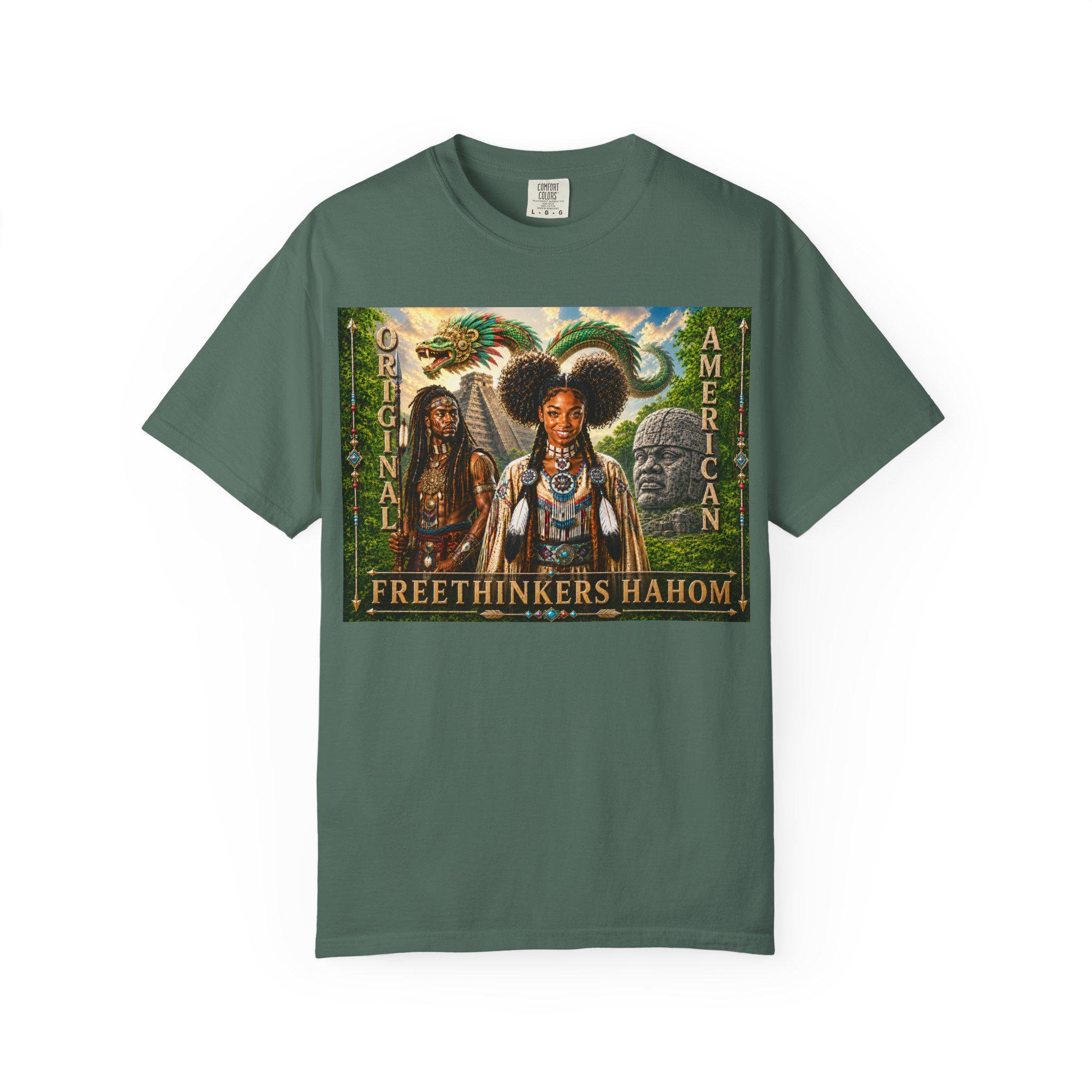 Freethinkers Hahom American Indian Portrait TShirt Original American