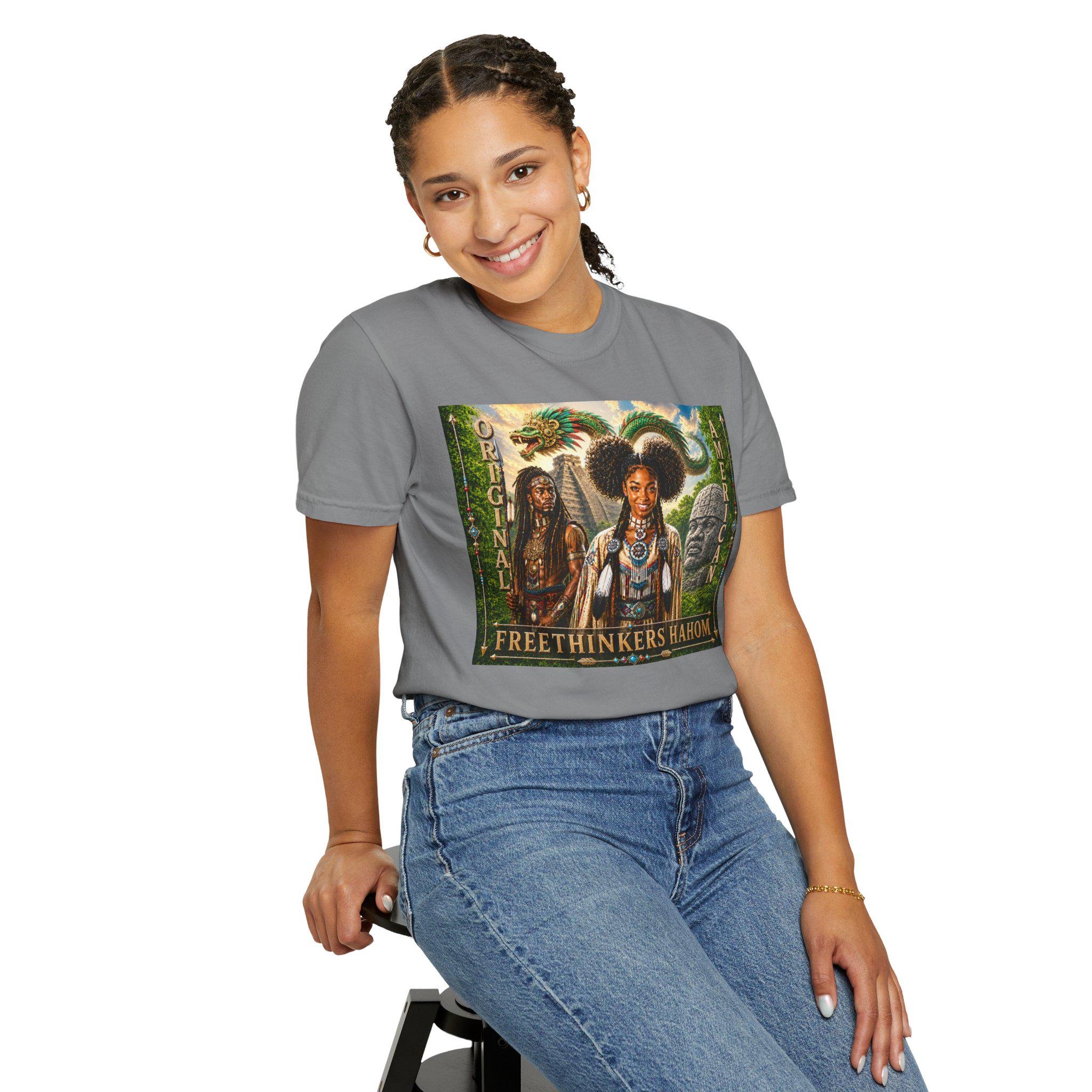 Freethinkers Hahom American Indian Portrait TShirt Original American, view 15