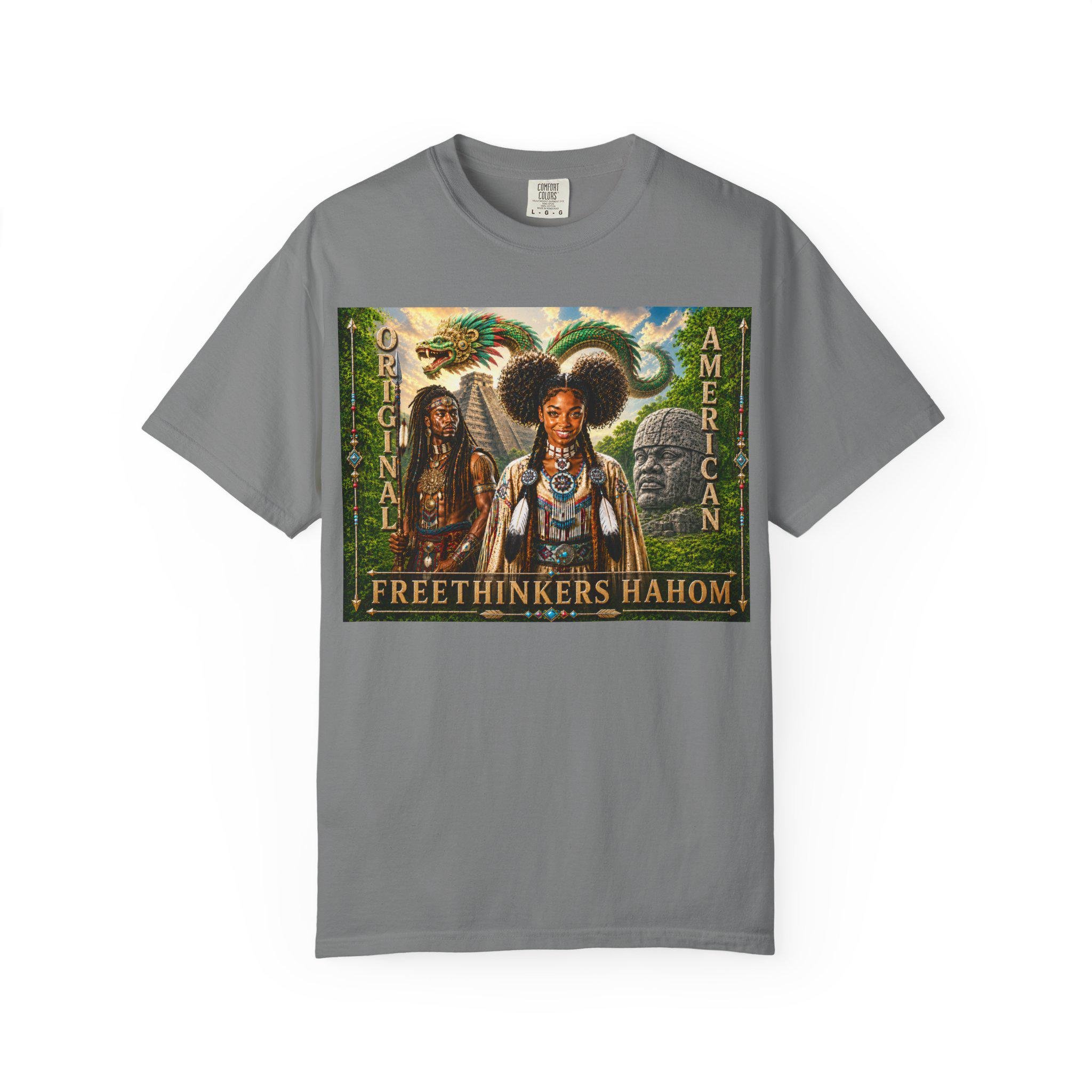 Freethinkers Hahom American Indian Portrait TShirt Original American, view 4