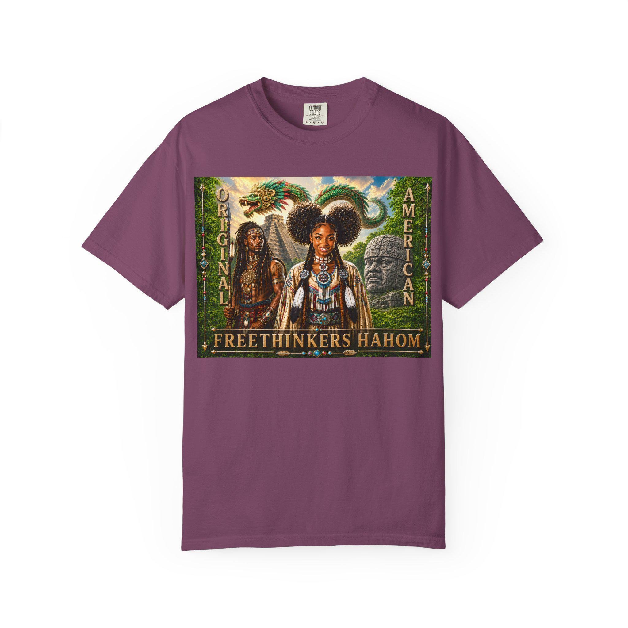 Freethinkers Hahom American Indian Portrait TShirt Original American, view 6