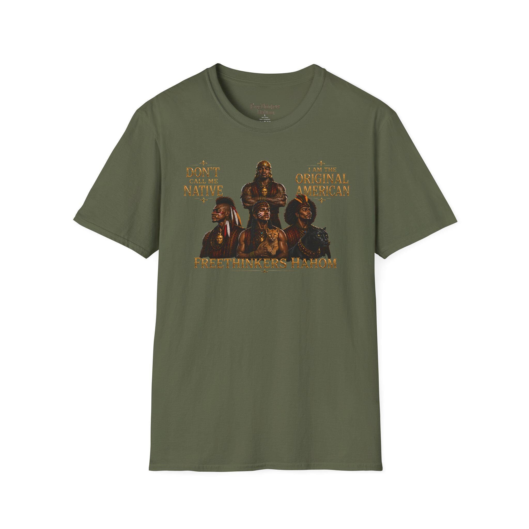 Freethinkers Hahom Illustration T-Shirt Original American, view 4