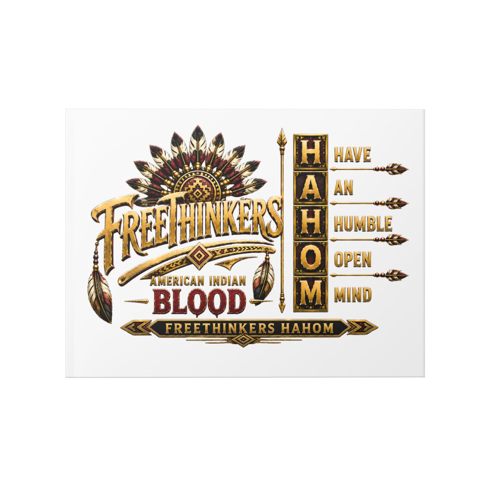 FreeThinkers Native American design Hardcover Photo Book | HAHOM Have AN Humble Open Mind, view 4