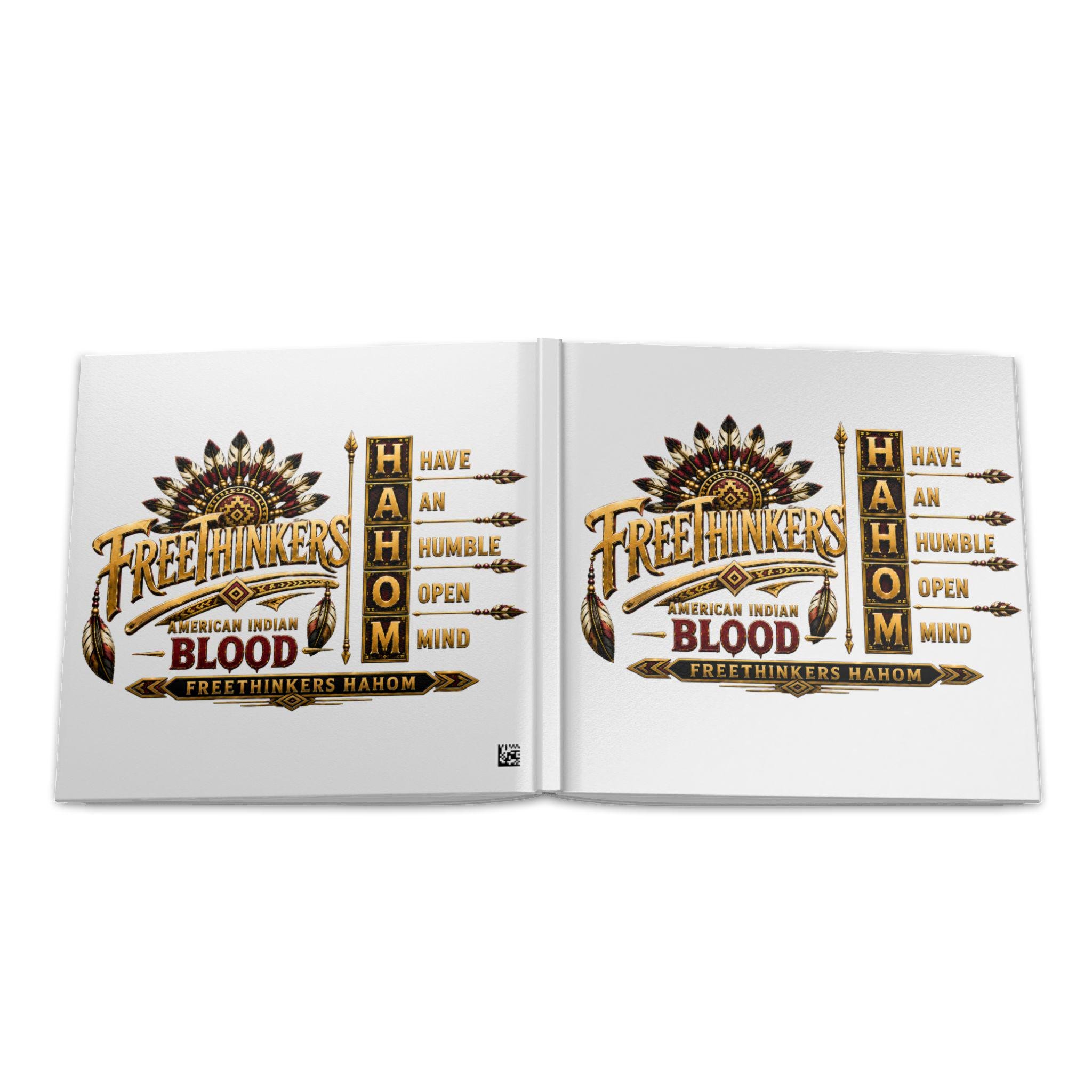 FreeThinkers Native American design Hardcover Photo Book | HAHOM Have AN Humble Open Mind, view 5