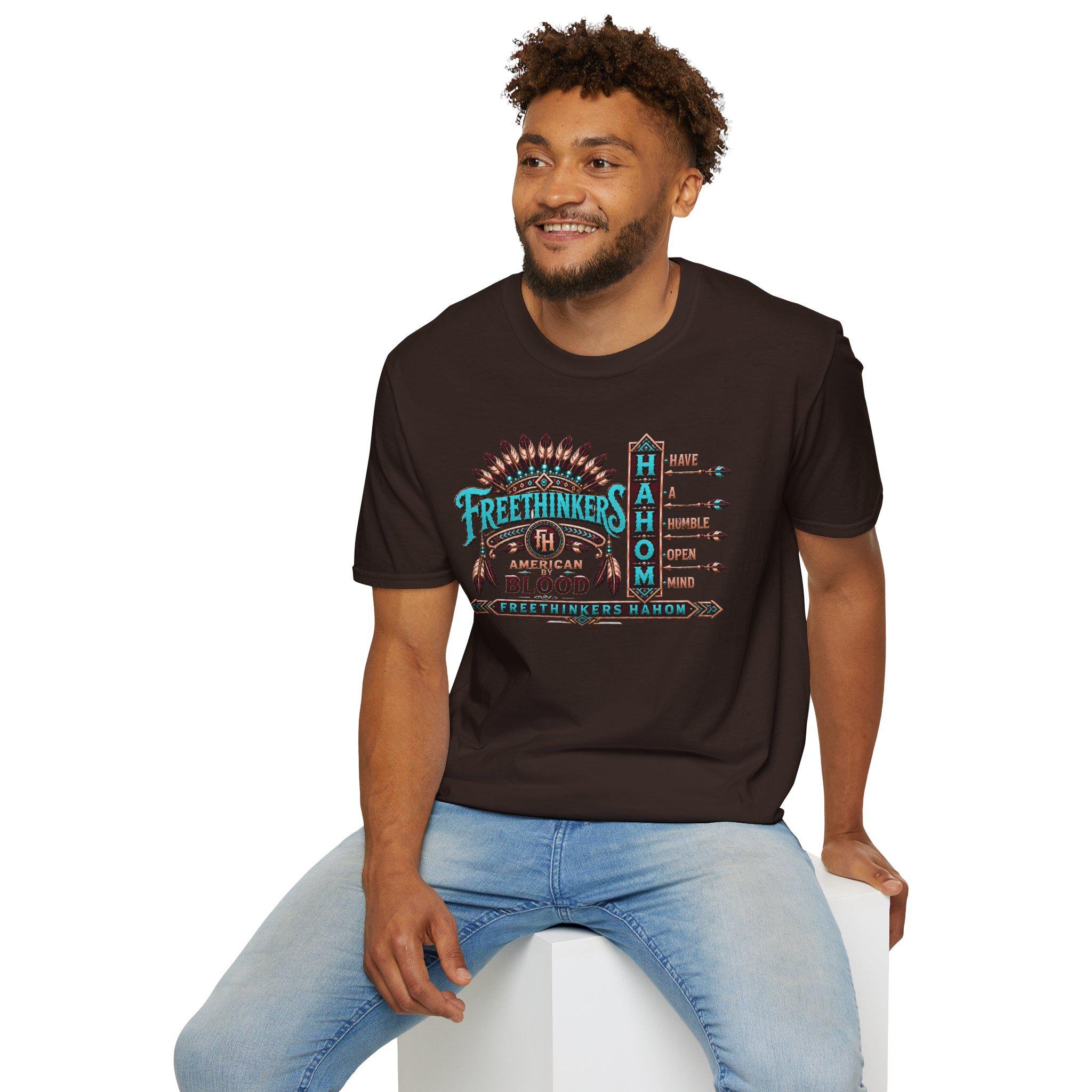 Freethinkers Hahom American By Blood T-Shirt