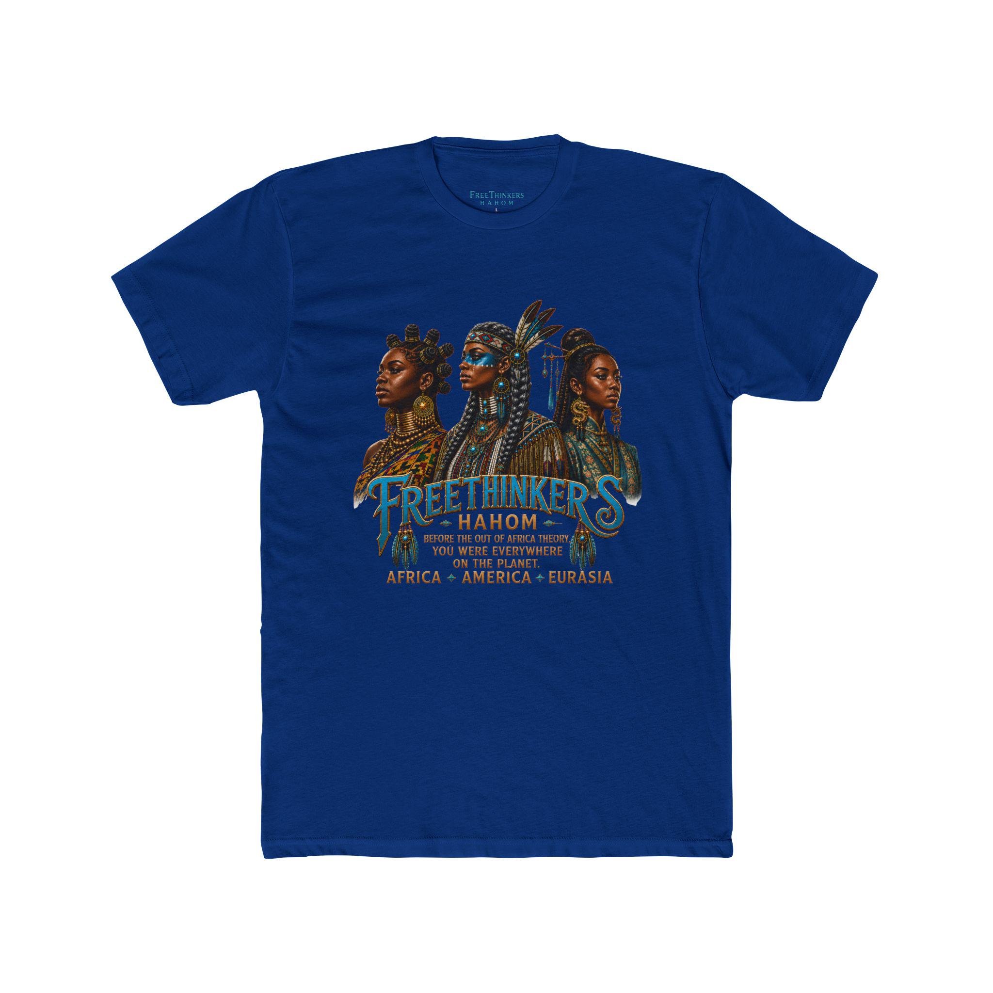 Free Thinkers Hahom graphic tee Tribal Matriach Africa America Eurasia, view 6