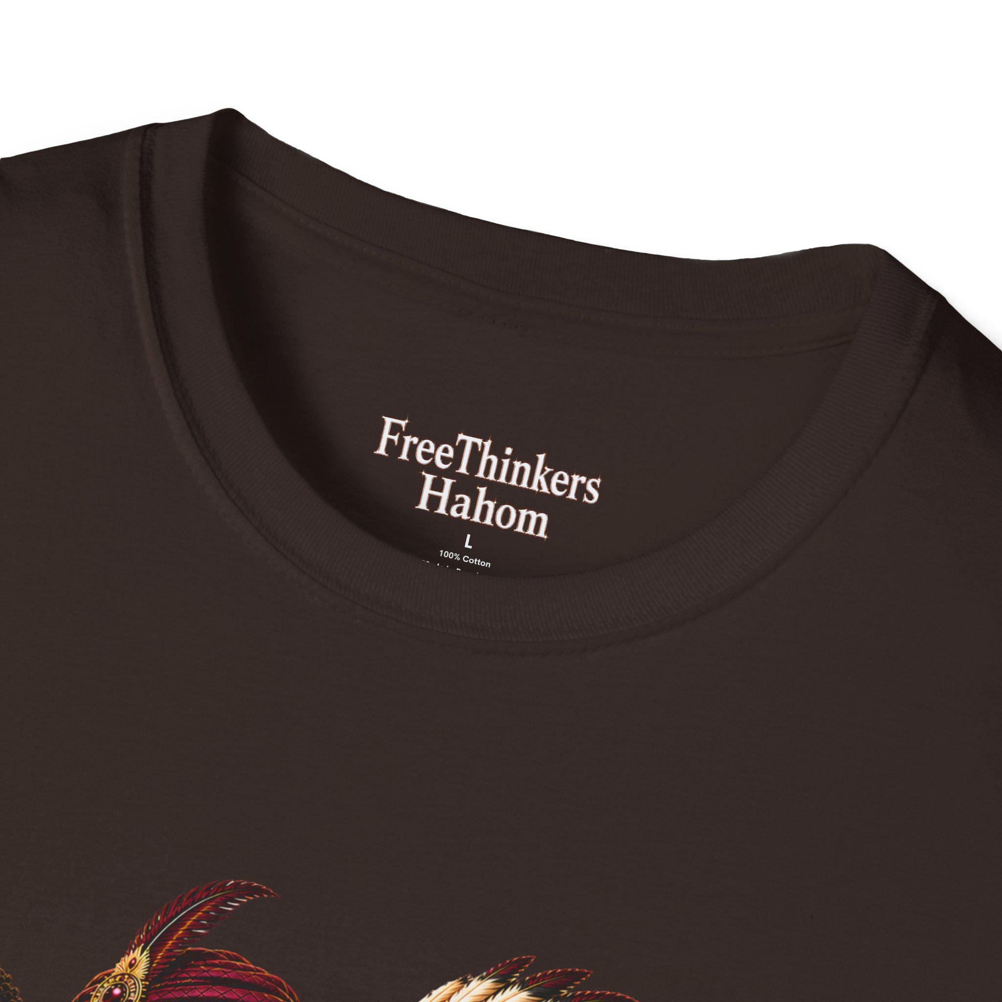 Four Tribal Leaders portrait T-Shirt Cultural Artwork Africa America Europe Asia Tartaria, view 6