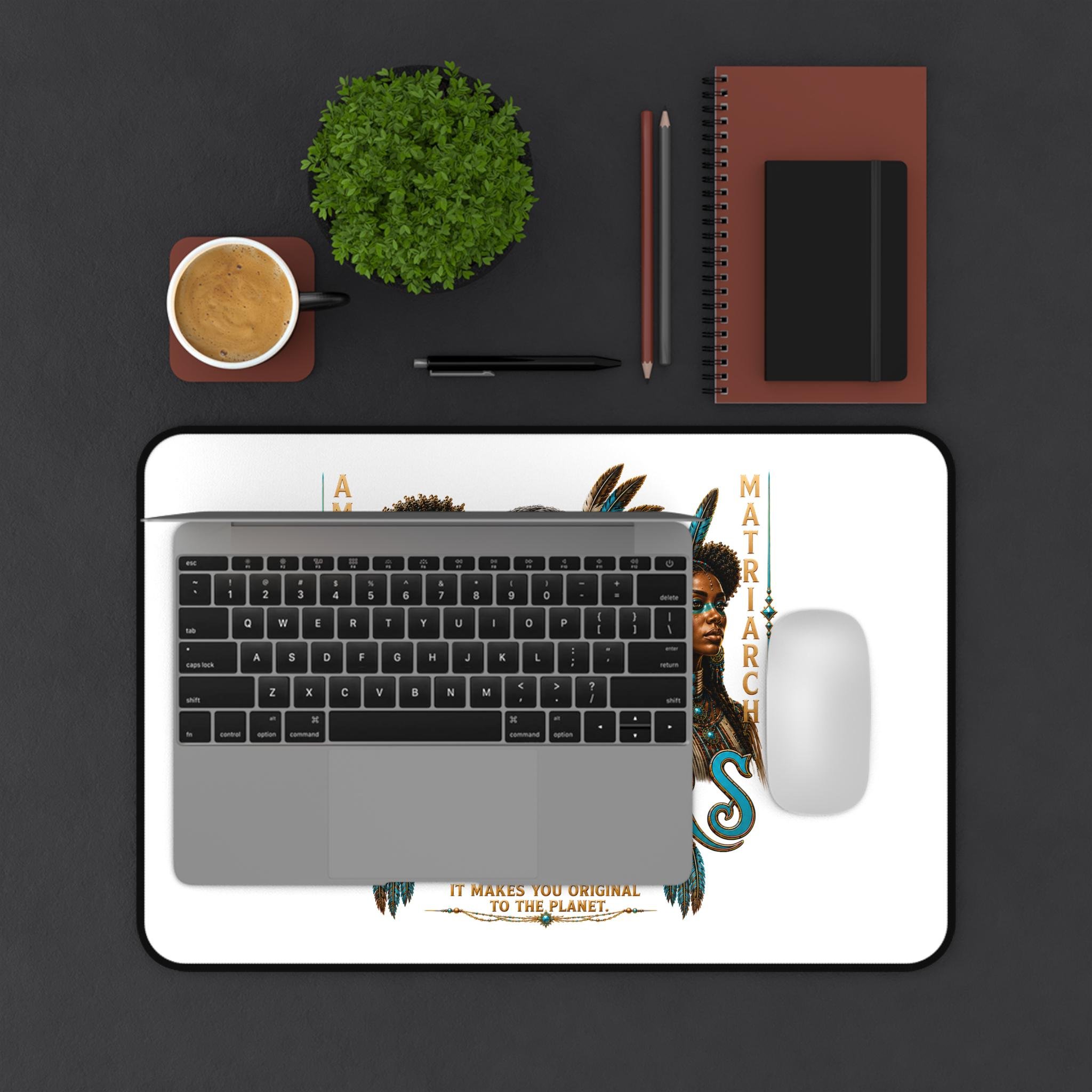 Freethinkers American Women Desk Mat | Indigenous Artwork Mouse Pad, view 2