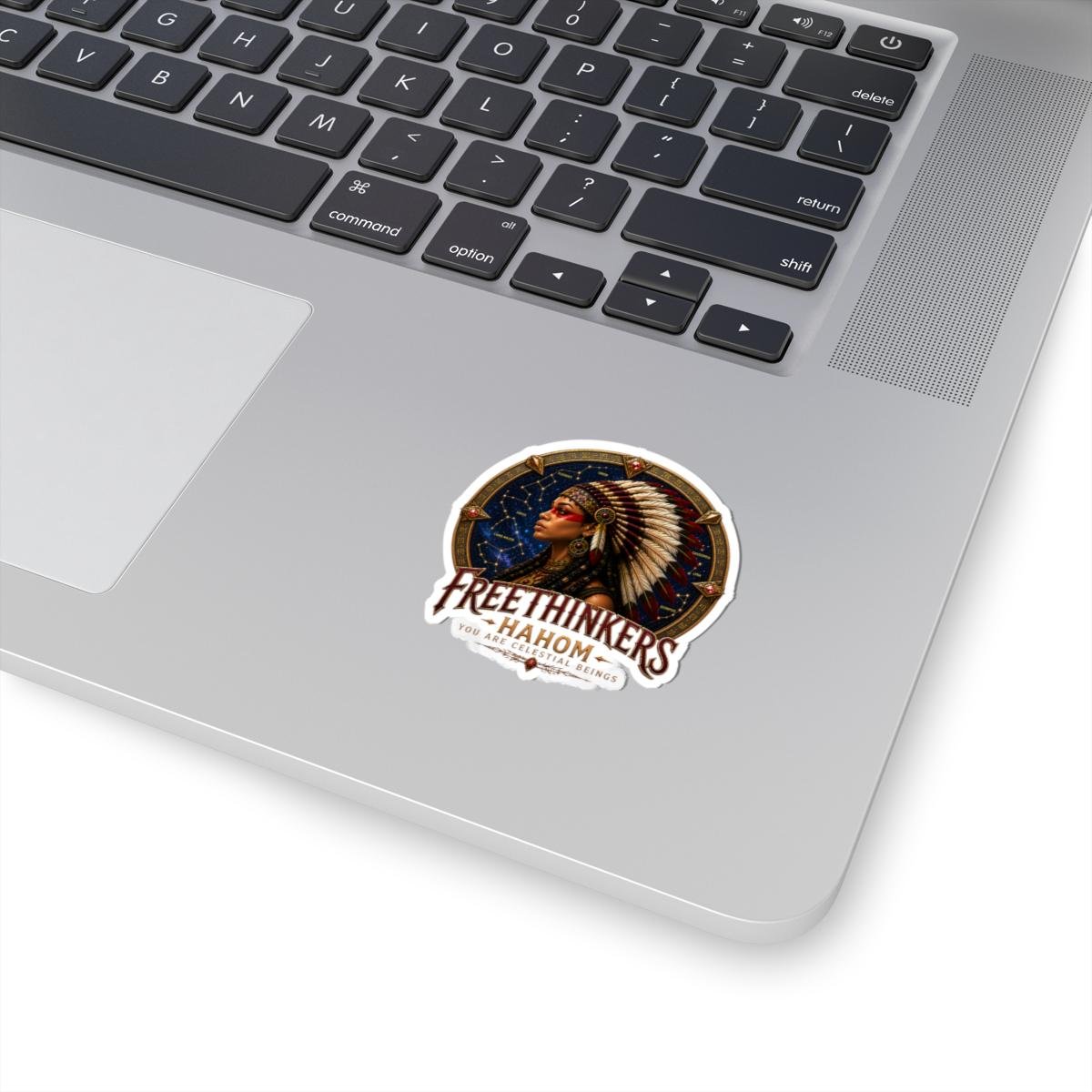 Freethinkers Hahom American Indian Chieftess Kiss-Cut Stickers, view 11