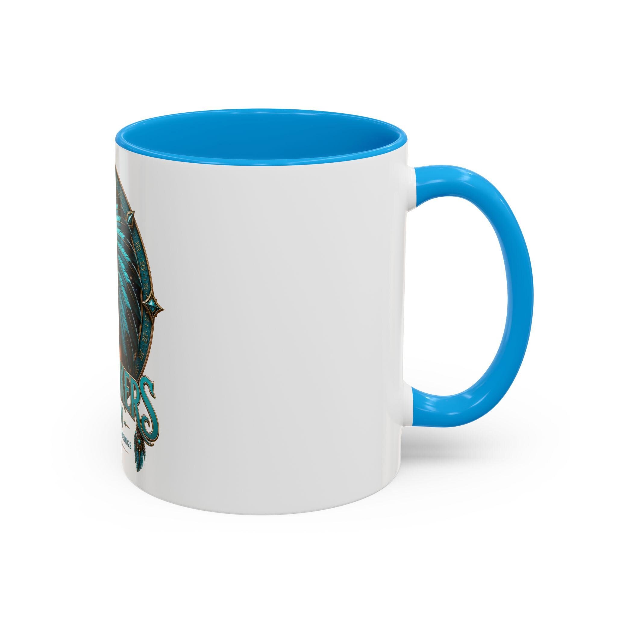 Freethinkers Hahom Indigenous American Melanated Woman Headdress Mug | 11oz 15oz Ceramic, view 20