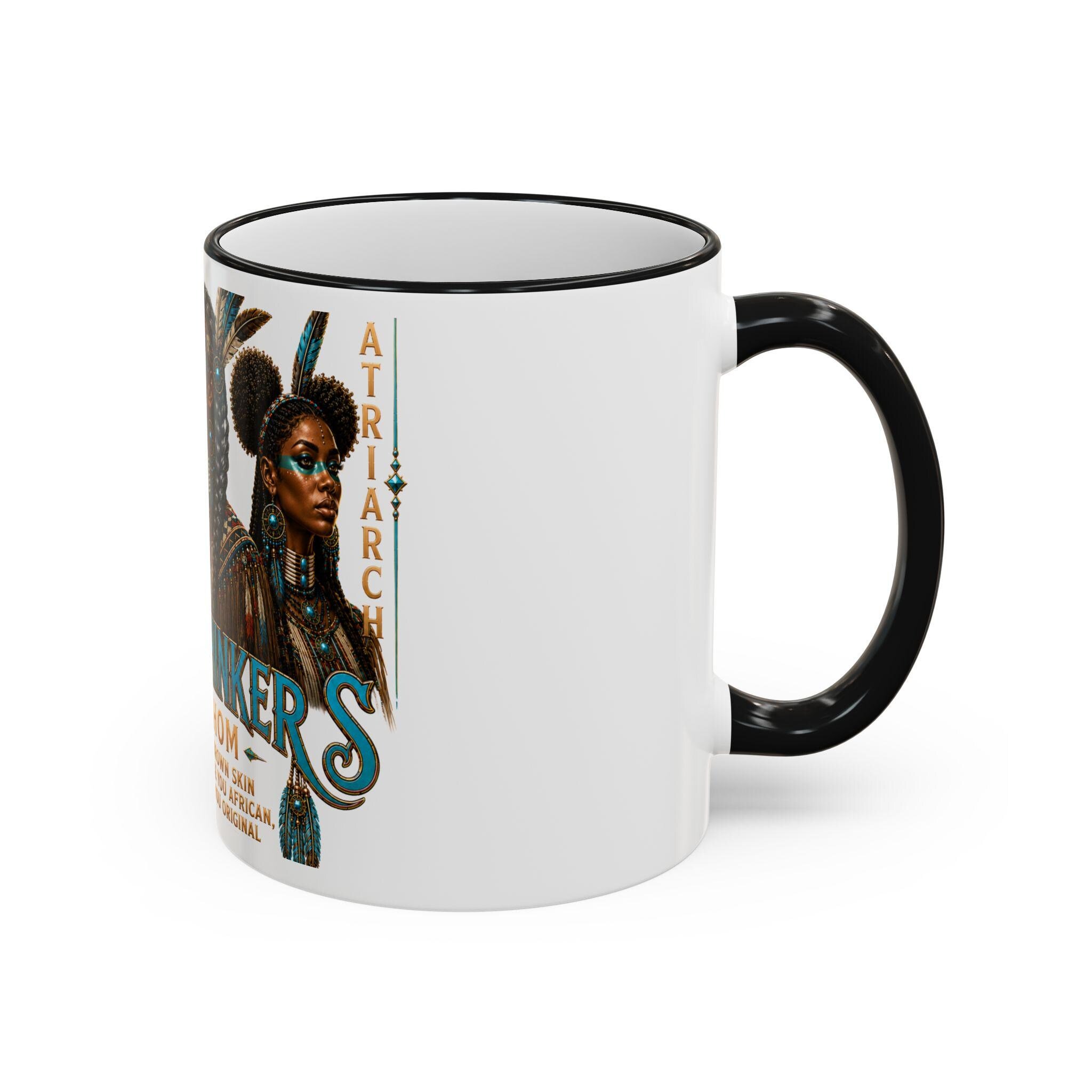 Freethinkers Hahom American Matriachs Portrait Mug Accent Rim & Handle 11oz 15oz, view 11