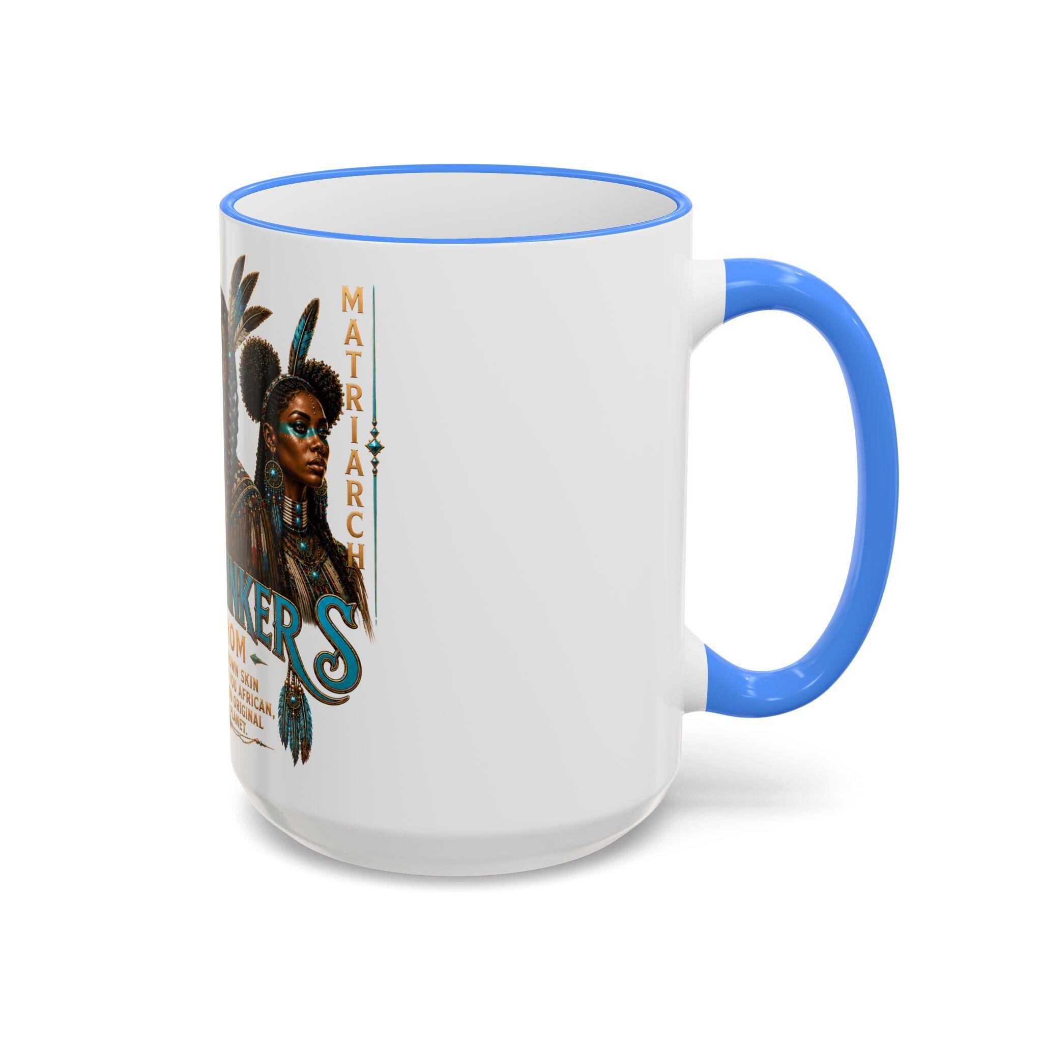 Freethinkers Hahom American Matriachs Portrait Mug Accent Rim & Handle 11oz 15oz, view 12