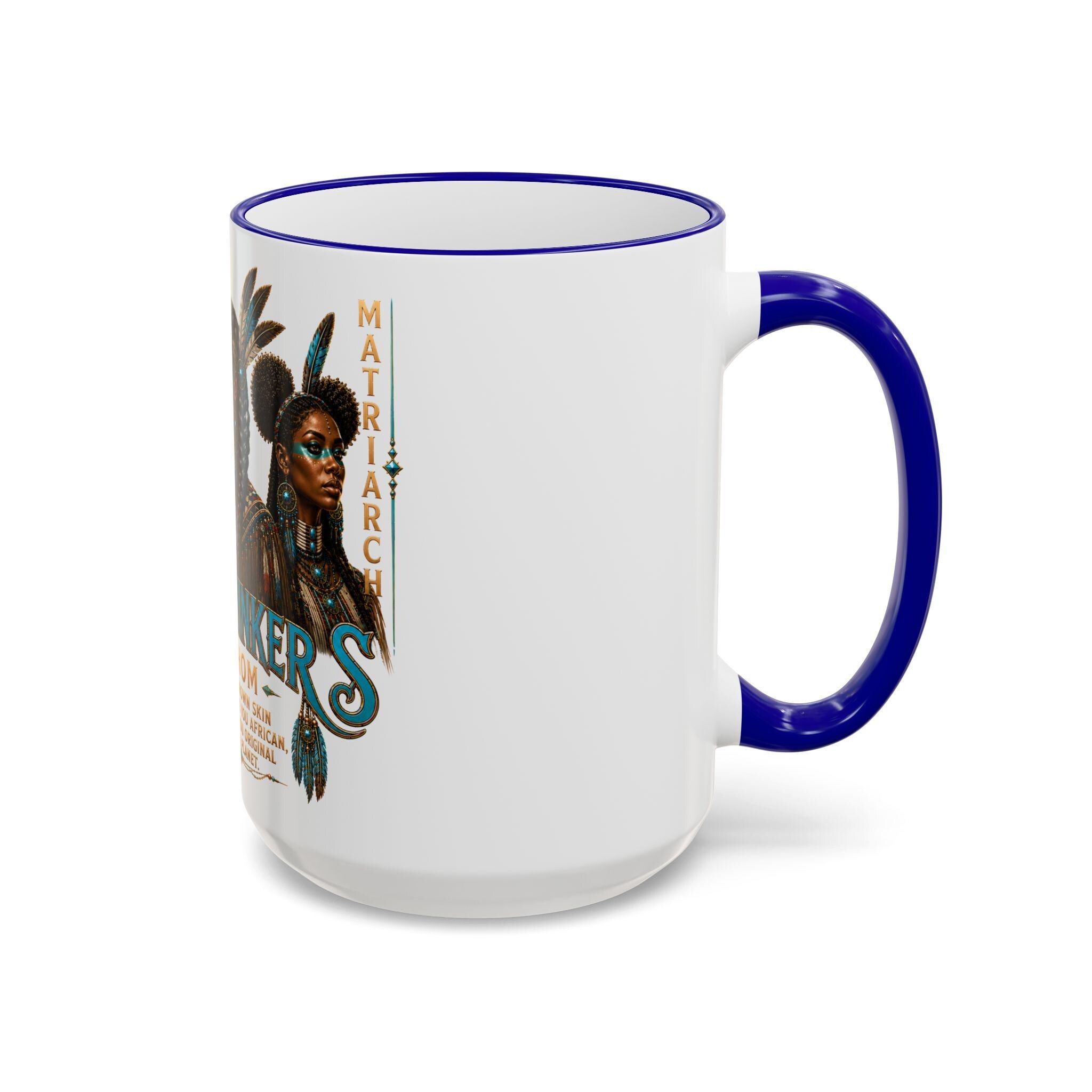 Freethinkers Hahom American Matriachs Portrait Mug Accent Rim & Handle 11oz 15oz, view 13