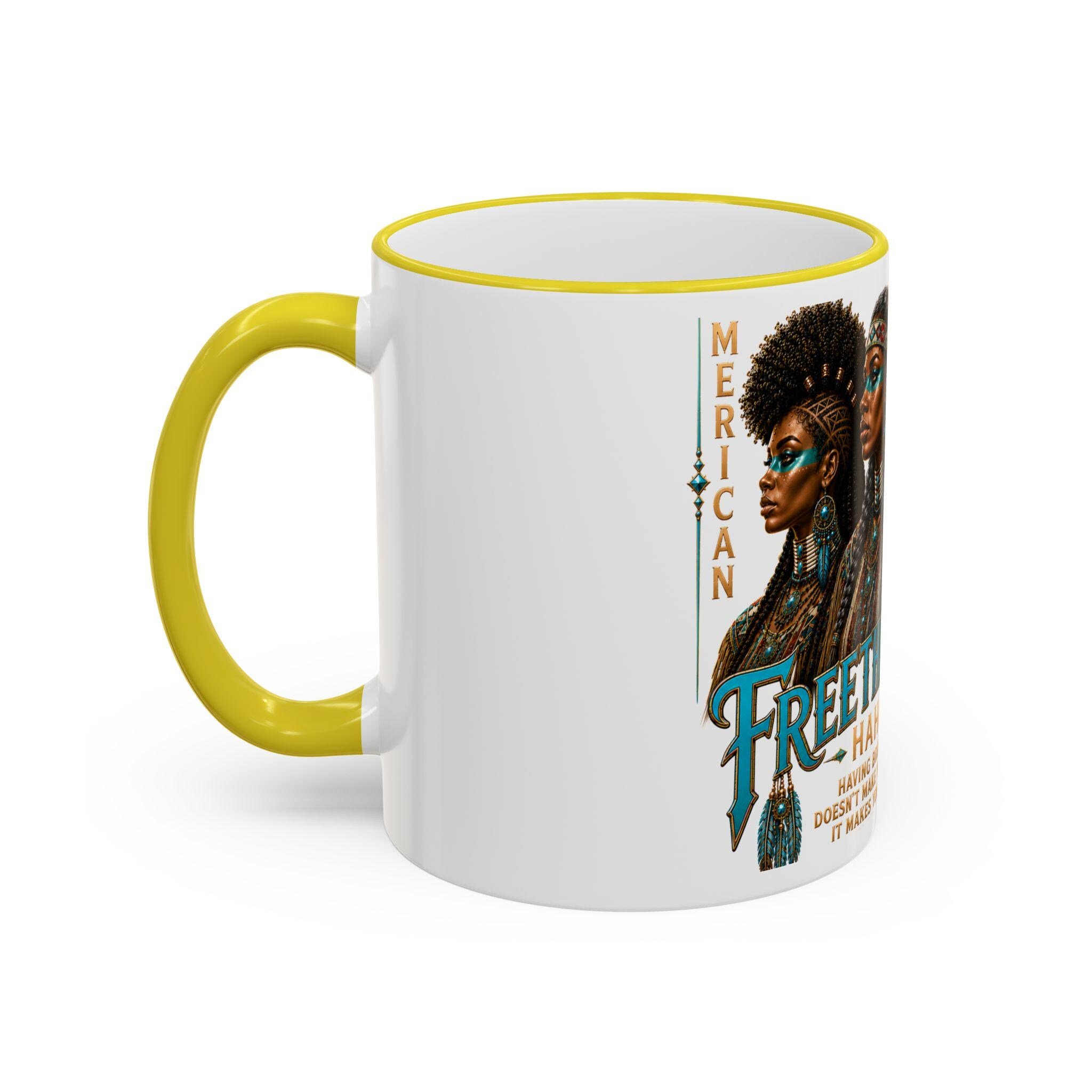 Freethinkers Hahom American Matriachs Portrait Mug Accent Rim & Handle 11oz 15oz, view 17