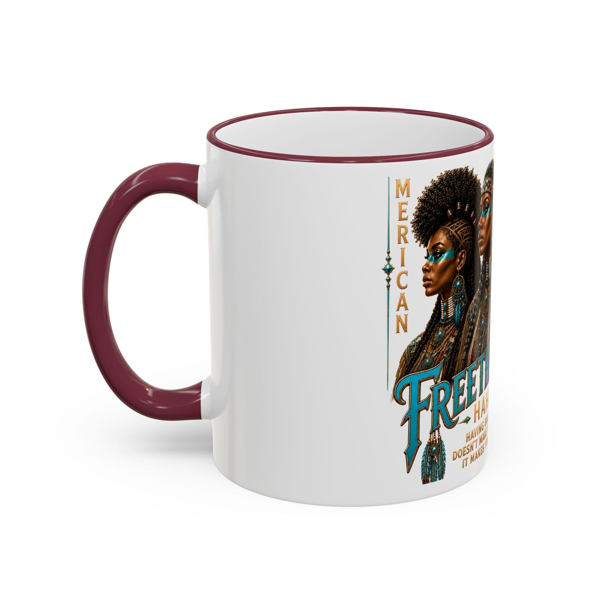 Freethinkers Hahom American Matriachs Portrait Mug Accent Rim & Handle 11oz 15oz, view 18