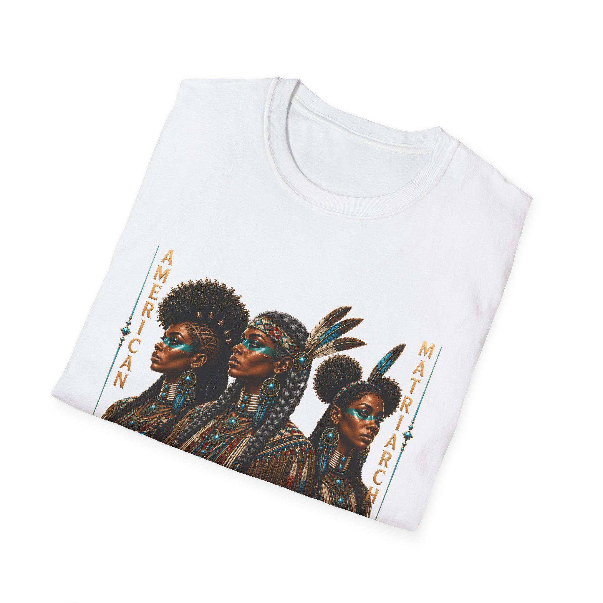 Freethinkers Hahom American Matriarchs Indigenous Artwork T-Shirt Black Women Portrait Tee, view 10