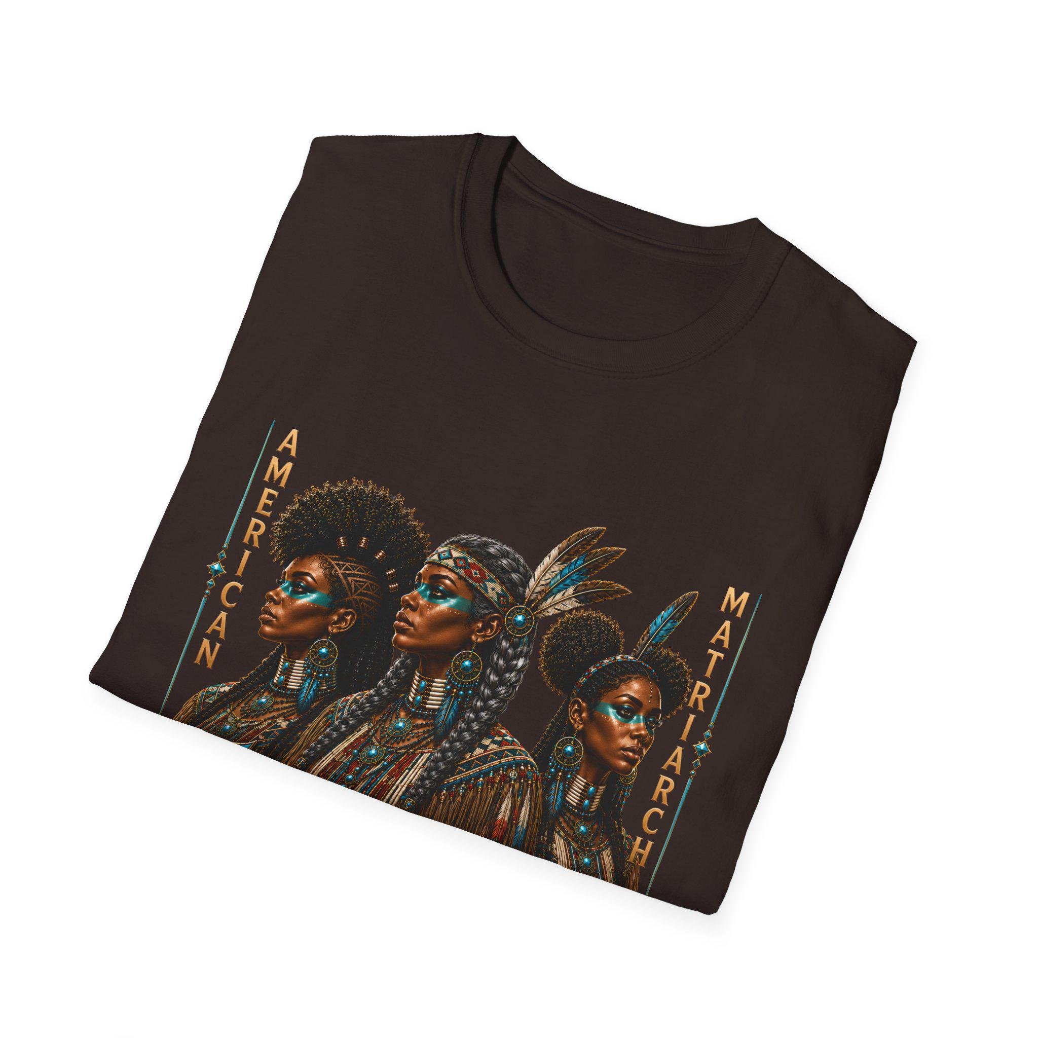 Freethinkers Hahom American Matriarchs Indigenous Artwork T-Shirt Black Women Portrait Tee, view 12