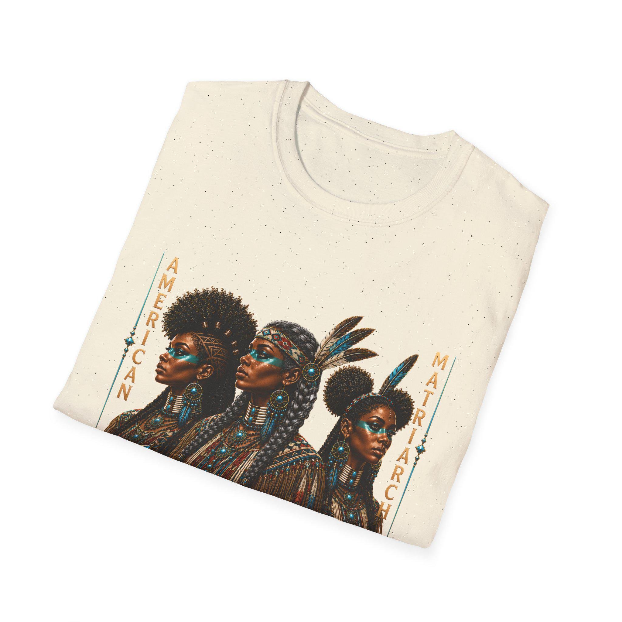 Freethinkers Hahom American Matriarchs Indigenous Artwork T-Shirt Black Women Portrait Tee, view 13
