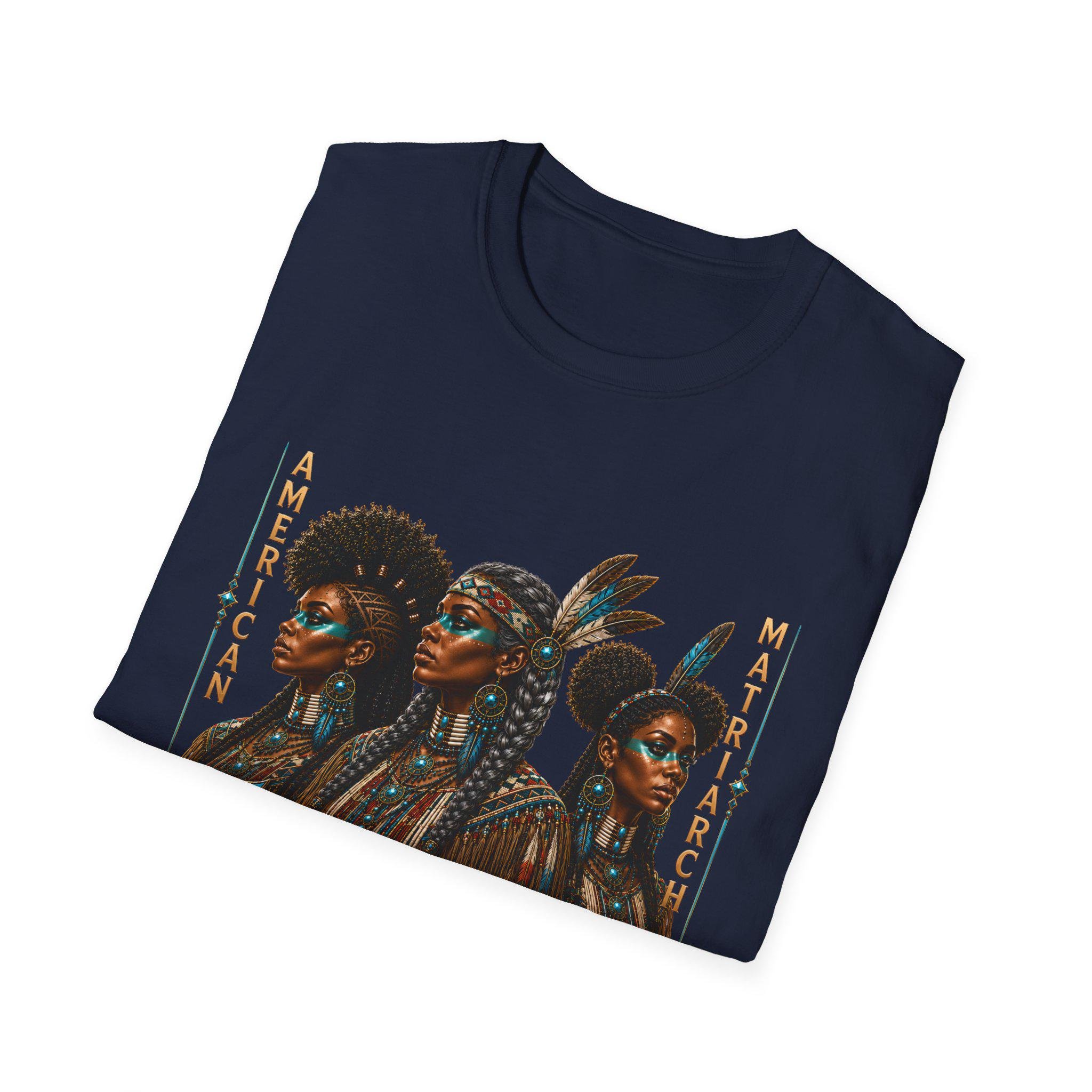 Freethinkers Hahom American Matriarchs Indigenous Artwork T-Shirt Black Women Portrait Tee, view 14
